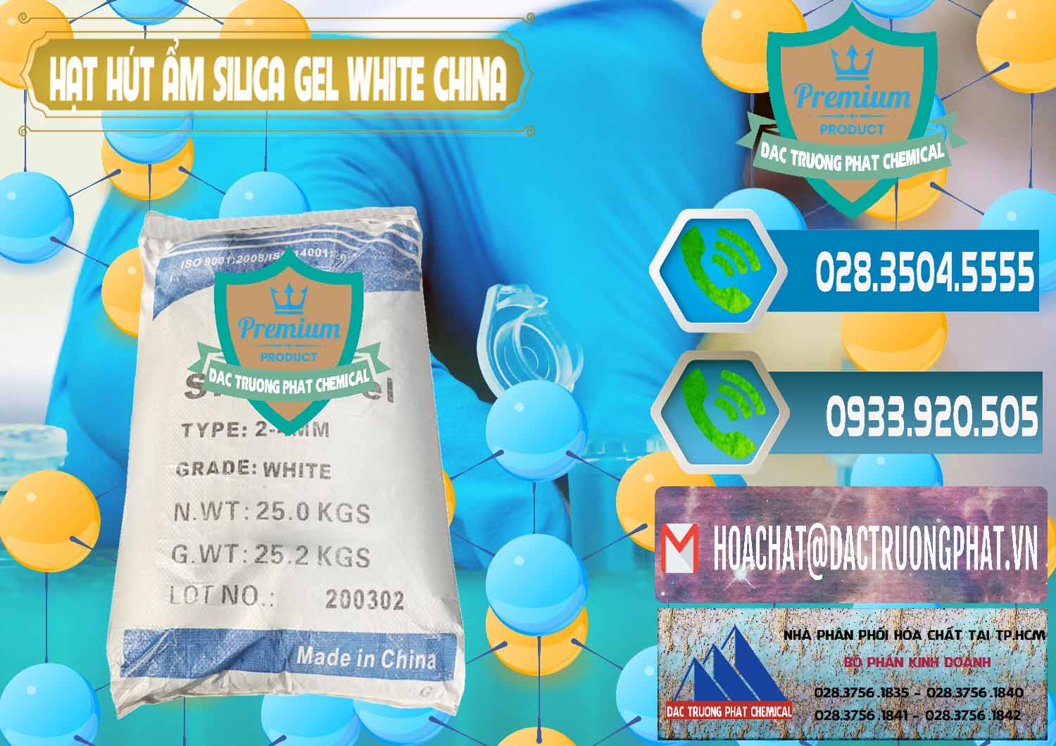 Công ty bán và phân phối Hạt Hút Ẩm Silica Gel White Trung Quốc China - 0297 - Phân phối - cung cấp hóa chất tại TP.HCM - congtyhoachat.net