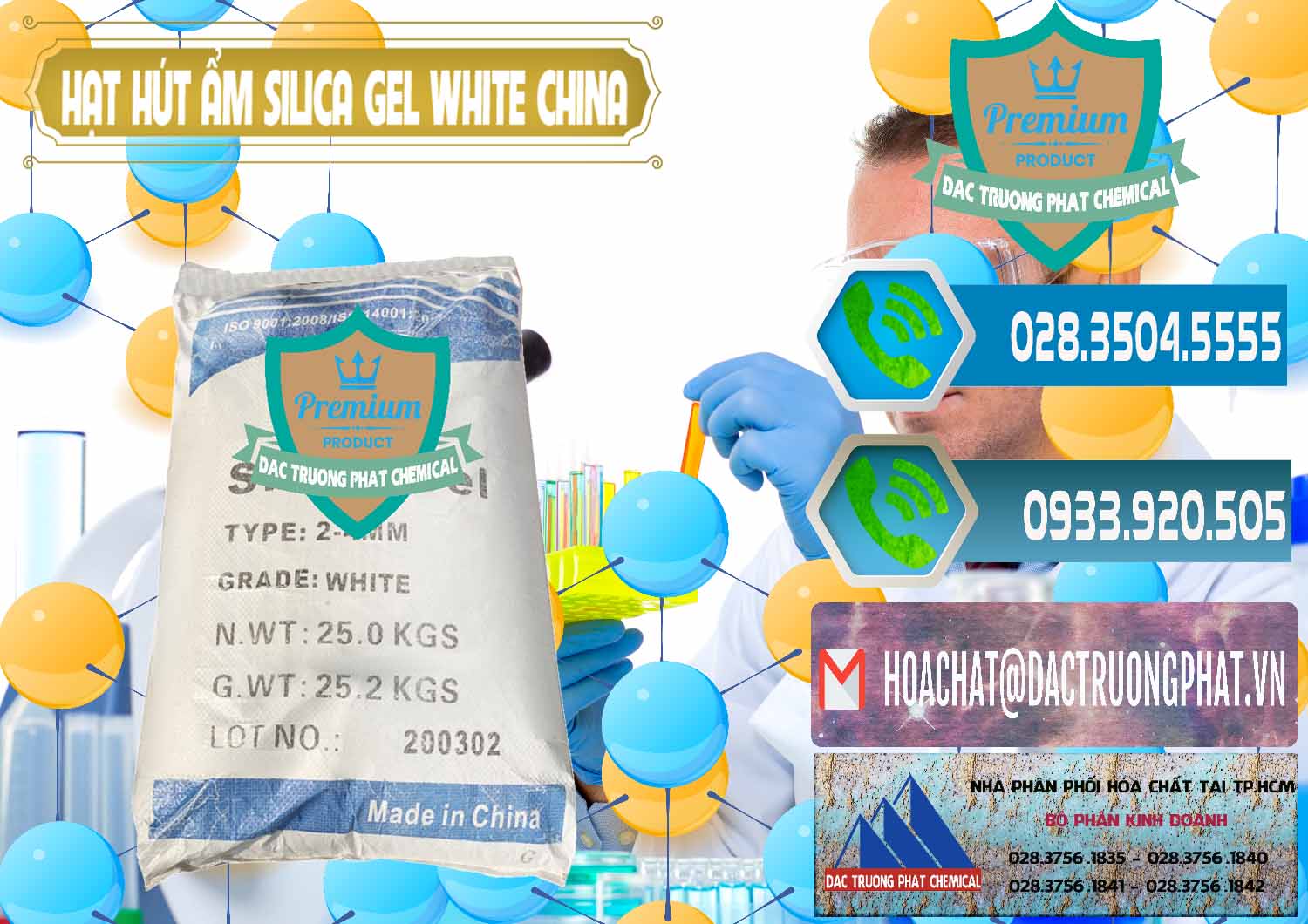 Công ty chuyên bán _ cung cấp Hạt Hút Ẩm Silica Gel White Trung Quốc China - 0297 - Đơn vị kinh doanh ( cung cấp ) hóa chất tại TP.HCM - congtyhoachat.net