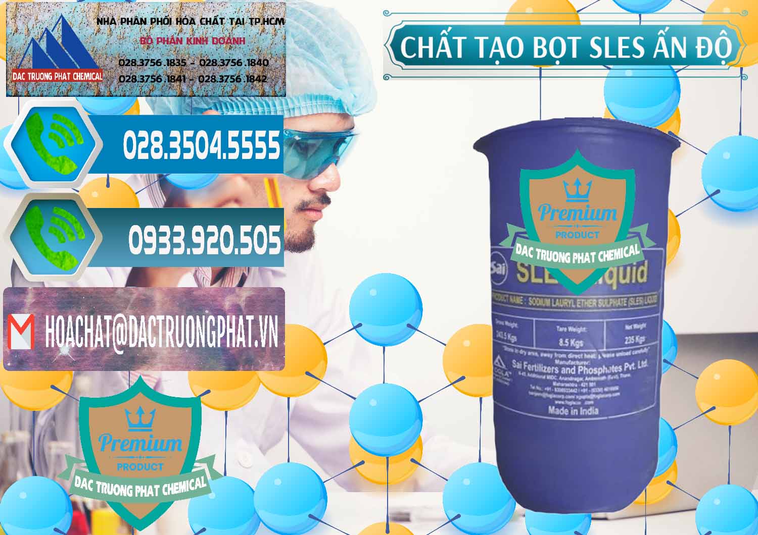 Đơn vị phân phối _ bán Chất Tạo Bọt Sles - Sodium Lauryl Ether Sulphate Ấn Độ India - 0333 - Đơn vị chuyên cung cấp - nhập khẩu hóa chất tại TP.HCM - congtyhoachat.net