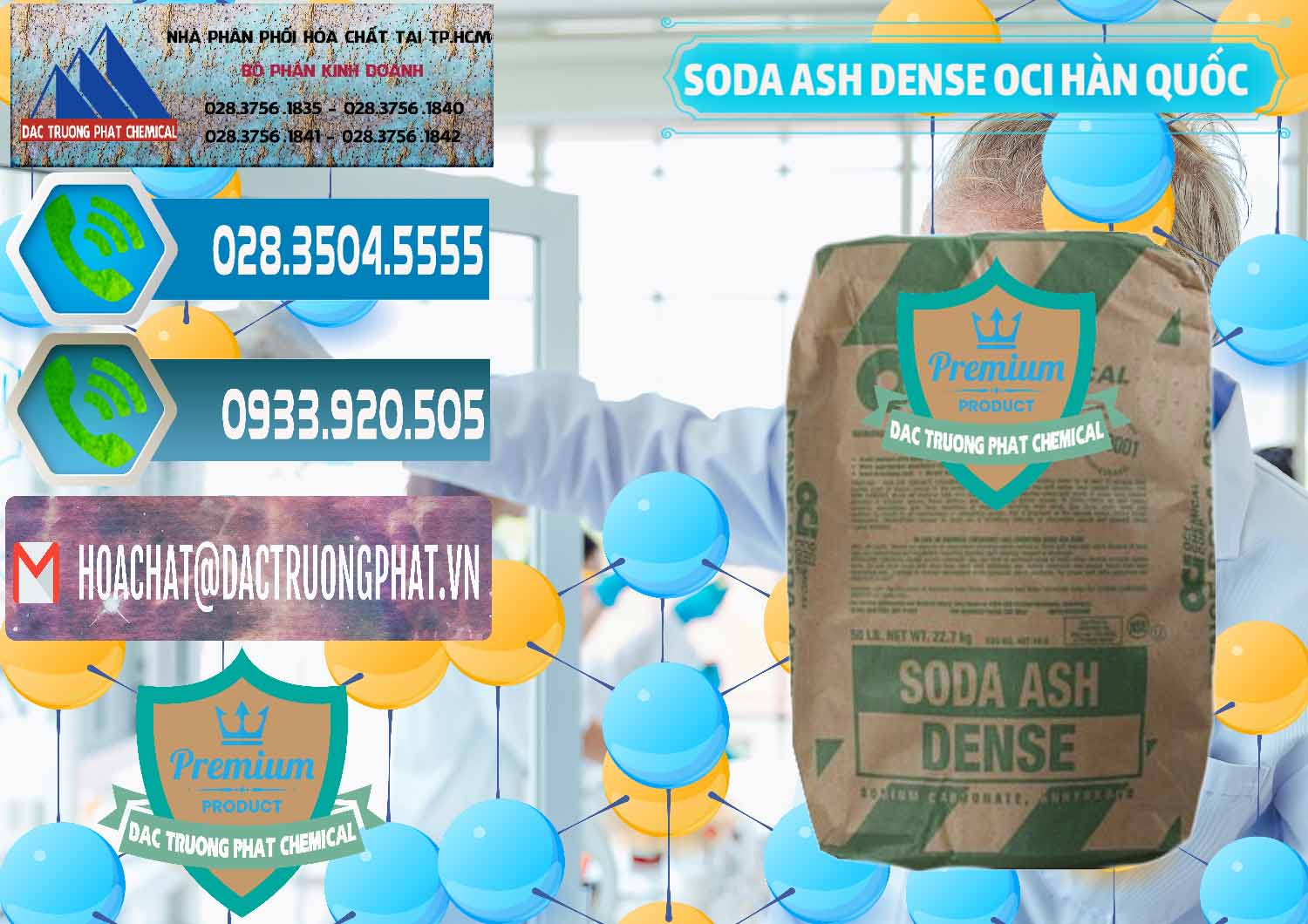 Nhà phân phối ( bán ) Soda Ash Dense - NA2CO3 OCI Hàn Quốc Korea - 0338 - Nhà nhập khẩu ( cung cấp ) hóa chất tại TP.HCM - congtyhoachat.net
