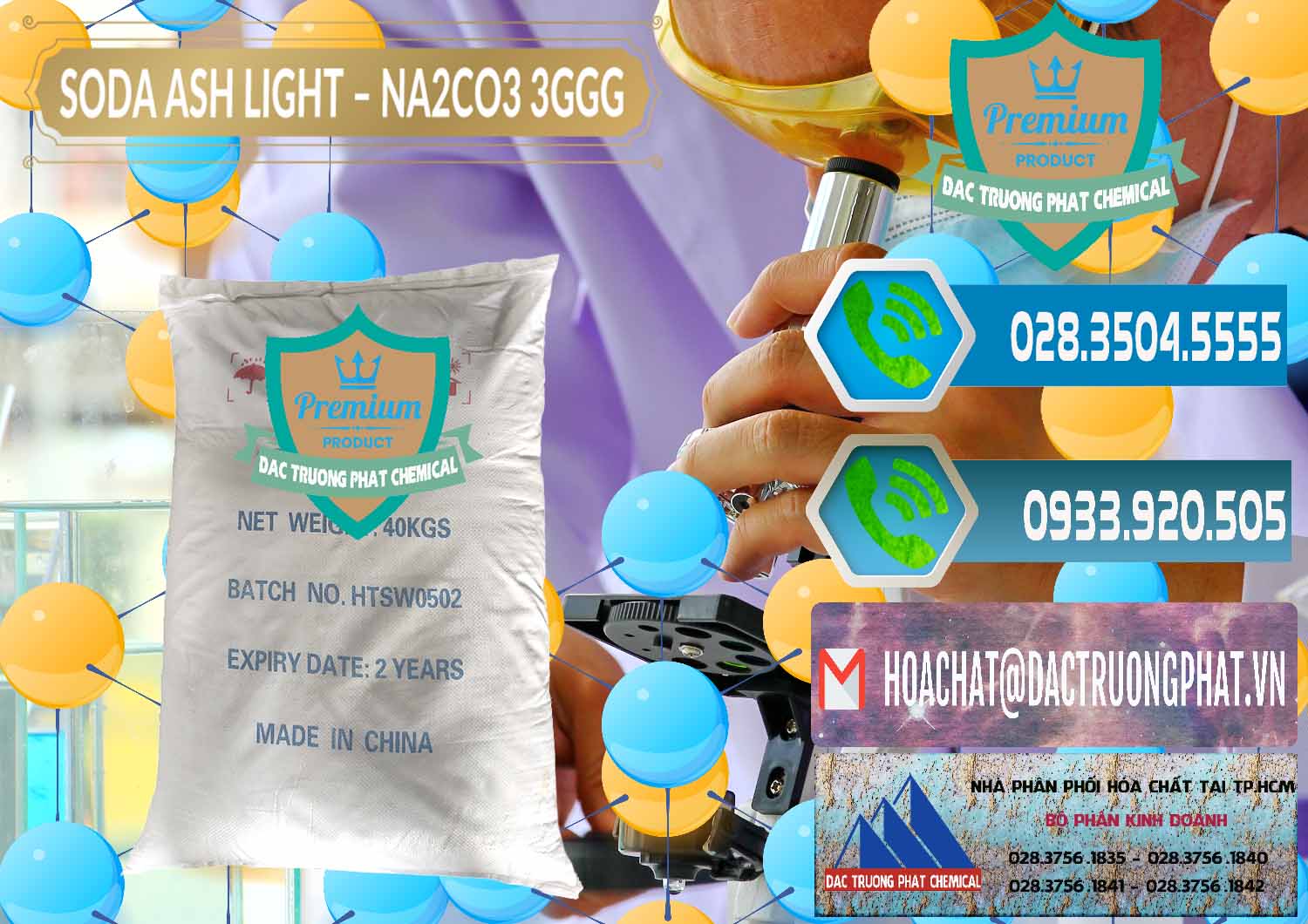 Cty cung cấp - bán Soda Ash Light - NA2CO3 3GGG Trung Quốc China - 0124 - Nơi cung cấp & nhập khẩu hóa chất tại TP.HCM - congtyhoachat.net