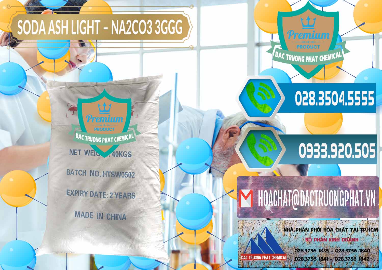 Đơn vị chuyên bán ( phân phối ) Soda Ash Light - NA2CO3 3GGG Trung Quốc China - 0124 - Cung cấp ( kinh doanh ) hóa chất tại TP.HCM - congtyhoachat.net