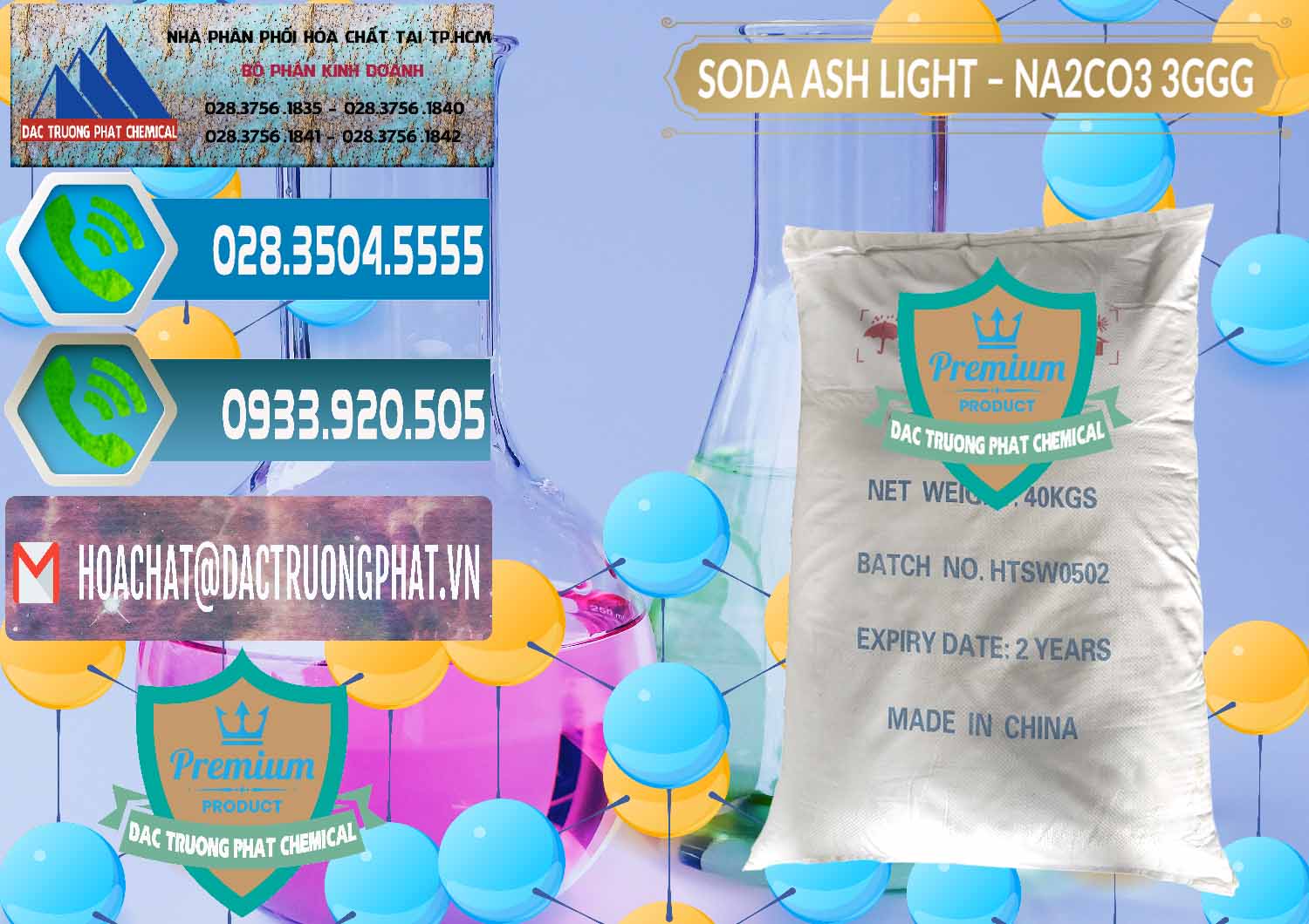 Đơn vị cung cấp ( bán ) Soda Ash Light - NA2CO3 3GGG Trung Quốc China - 0124 - Nơi chuyên bán và phân phối hóa chất tại TP.HCM - congtyhoachat.net