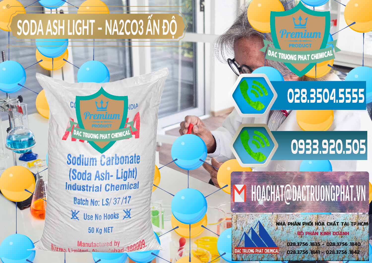 Cty chuyên cung cấp - bán Soda Ash Light - NA2CO3 Nirma Ấn Độ India - 0125 - Chuyên phân phối và nhập khẩu hóa chất tại TP.HCM - congtyhoachat.net