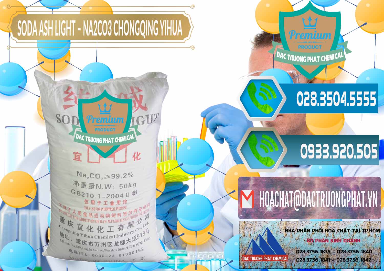 Công ty phân phối _ bán Soda Ash Light - NA2CO3 Chongqing Yihua Trung Quốc China - 0129 - Cty chuyên cung cấp - nhập khẩu hóa chất tại TP.HCM - congtyhoachat.net