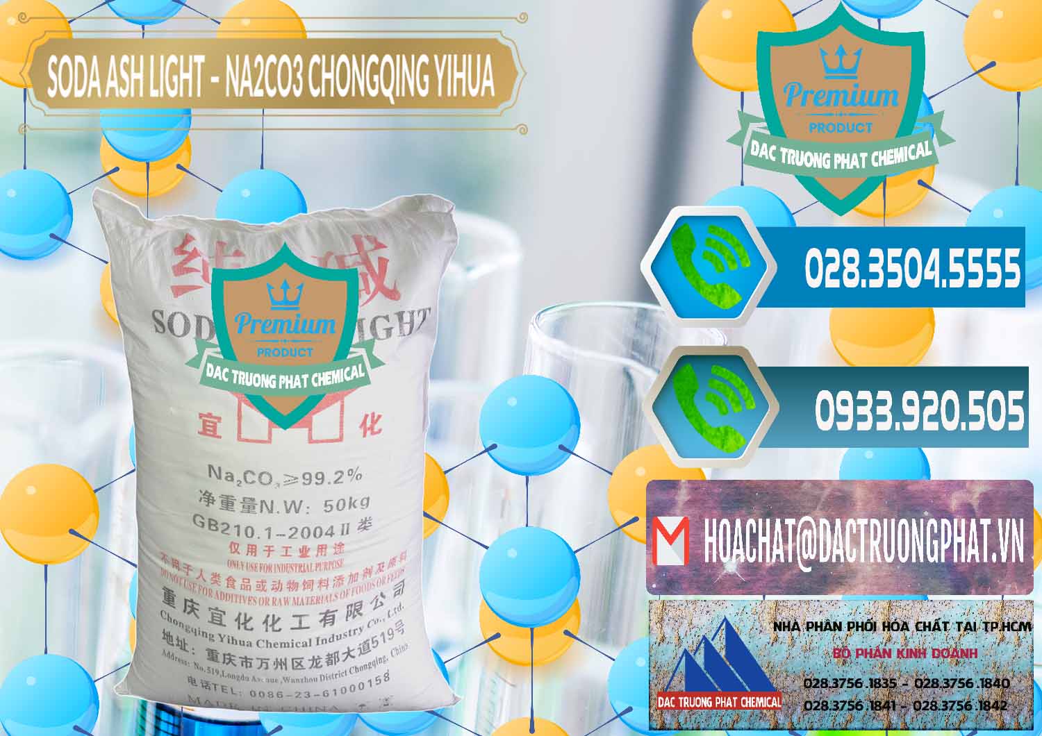Đơn vị chuyên bán ( cung cấp ) Soda Ash Light - NA2CO3 Chongqing Yihua Trung Quốc China - 0129 - Cty bán và phân phối hóa chất tại TP.HCM - congtyhoachat.net