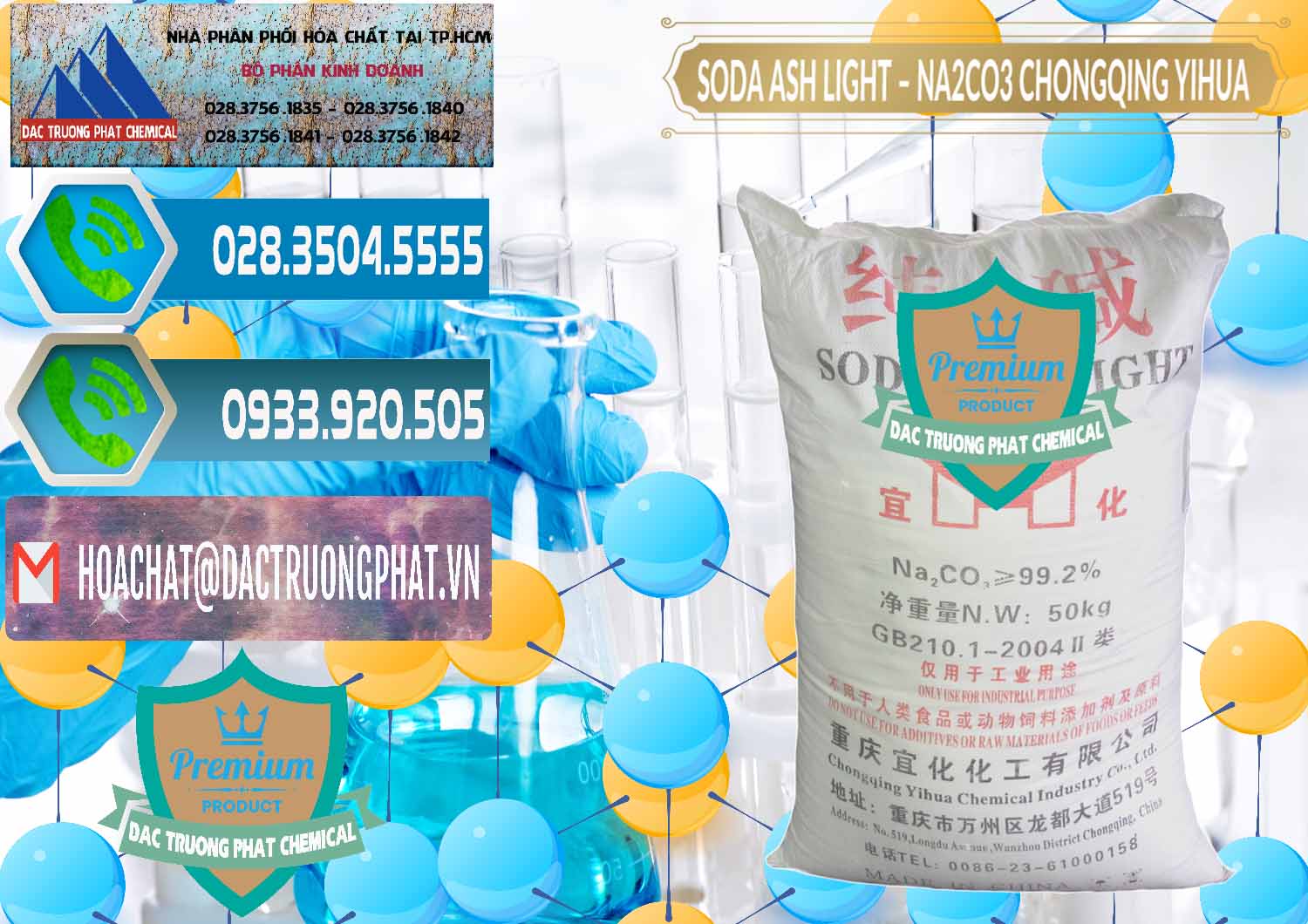 Cty chuyên nhập khẩu _ bán Soda Ash Light - NA2CO3 Chongqing Yihua Trung Quốc China - 0129 - Nhà nhập khẩu ( phân phối ) hóa chất tại TP.HCM - congtyhoachat.net