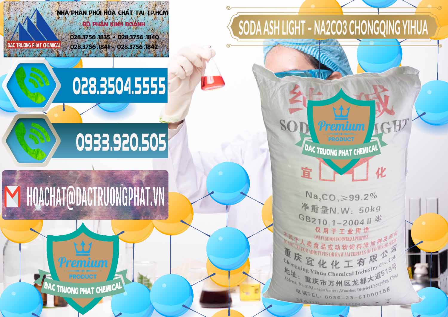 Chuyên phân phối _ bán Soda Ash Light - NA2CO3 Chongqing Yihua Trung Quốc China - 0129 - Đơn vị cung cấp ( bán ) hóa chất tại TP.HCM - congtyhoachat.net