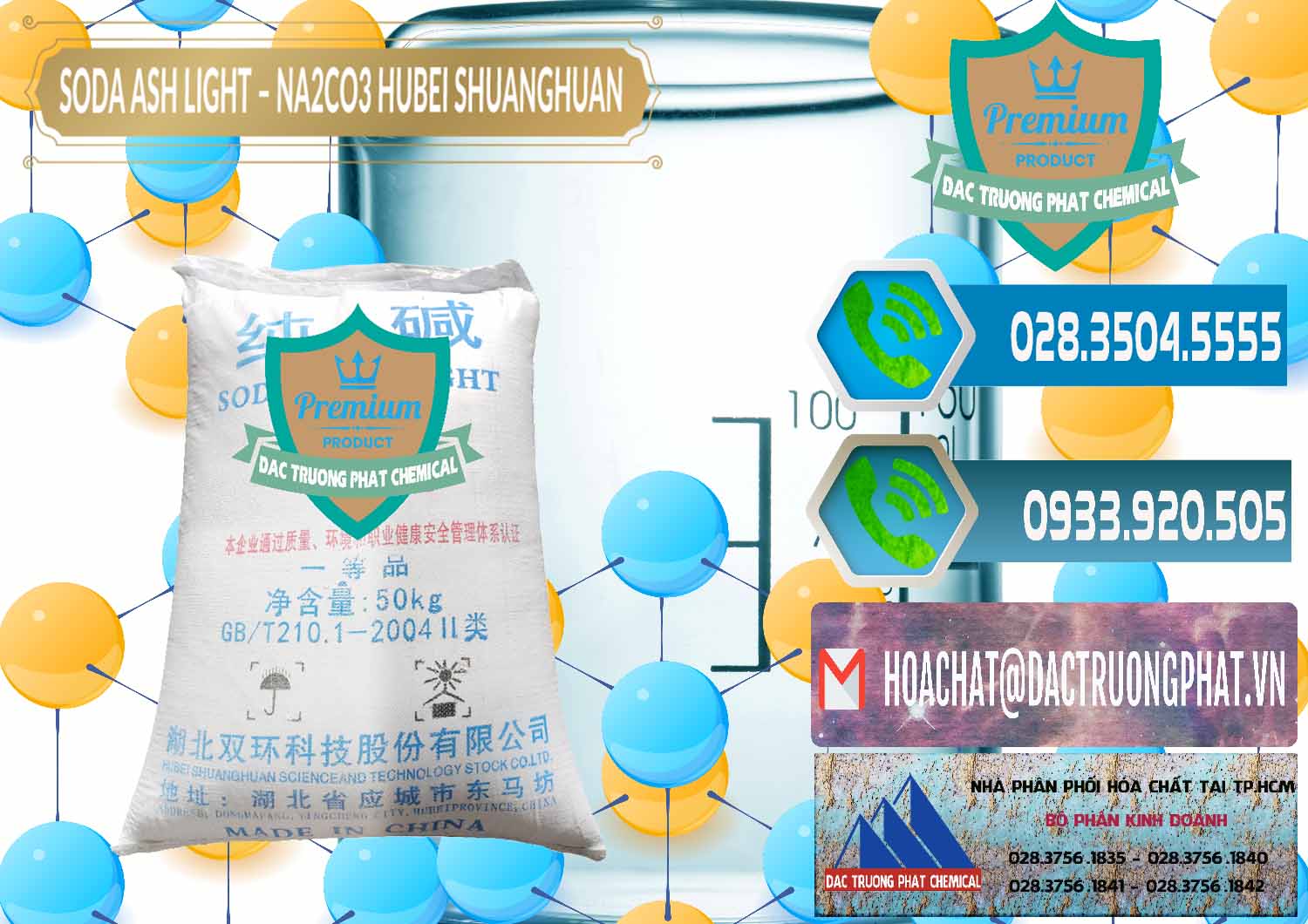 Phân phối _ bán Soda Ash Light - NA2CO3 2 Vòng Tròn Hubei Shuanghuan Trung Quốc China - 0130 - Nhà nhập khẩu ( cung cấp ) hóa chất tại TP.HCM - congtyhoachat.net