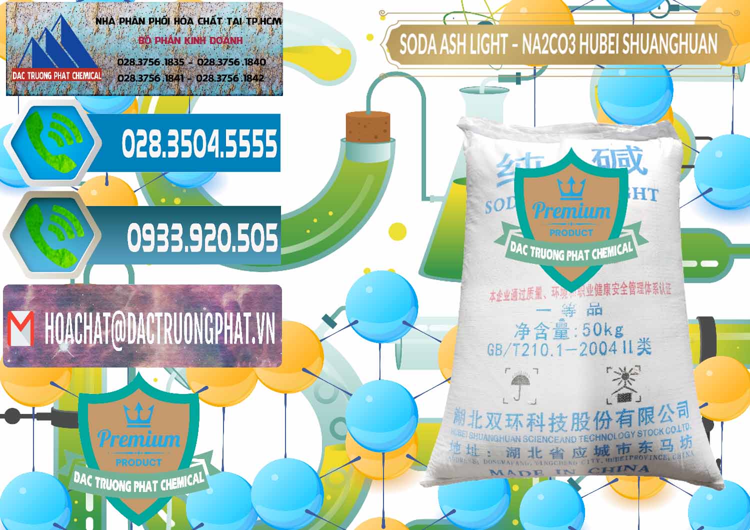 Chuyên cung cấp và bán Soda Ash Light - NA2CO3 2 Vòng Tròn Hubei Shuanghuan Trung Quốc China - 0130 - Nhập khẩu & phân phối hóa chất tại TP.HCM - congtyhoachat.net