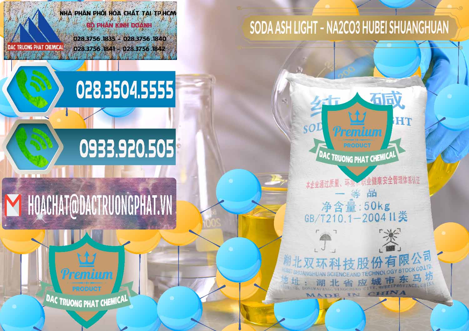 Chuyên nhập khẩu - bán Soda Ash Light - NA2CO3 2 Vòng Tròn Hubei Shuanghuan Trung Quốc China - 0130 - Chuyên nhập khẩu _ phân phối hóa chất tại TP.HCM - congtyhoachat.net