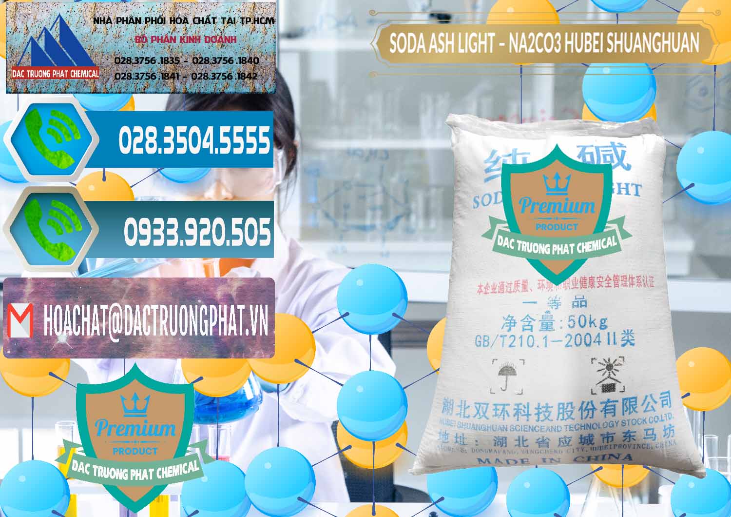 Nơi bán và cung cấp Soda Ash Light - NA2CO3 2 Vòng Tròn Hubei Shuanghuan Trung Quốc China - 0130 - Nơi phân phối ( cung cấp ) hóa chất tại TP.HCM - congtyhoachat.net