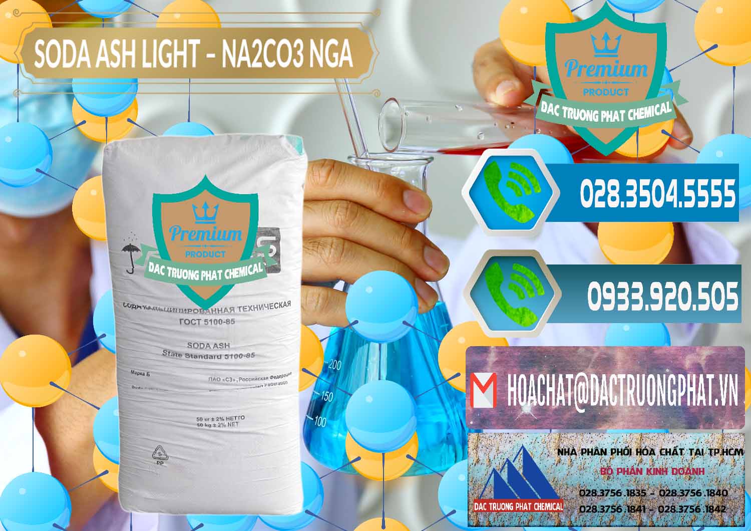 Cty nhập khẩu & bán Soda Ash Light - NA2CO3 Nga Russia - 0128 - Nơi cung cấp ( phân phối ) hóa chất tại TP.HCM - congtyhoachat.net