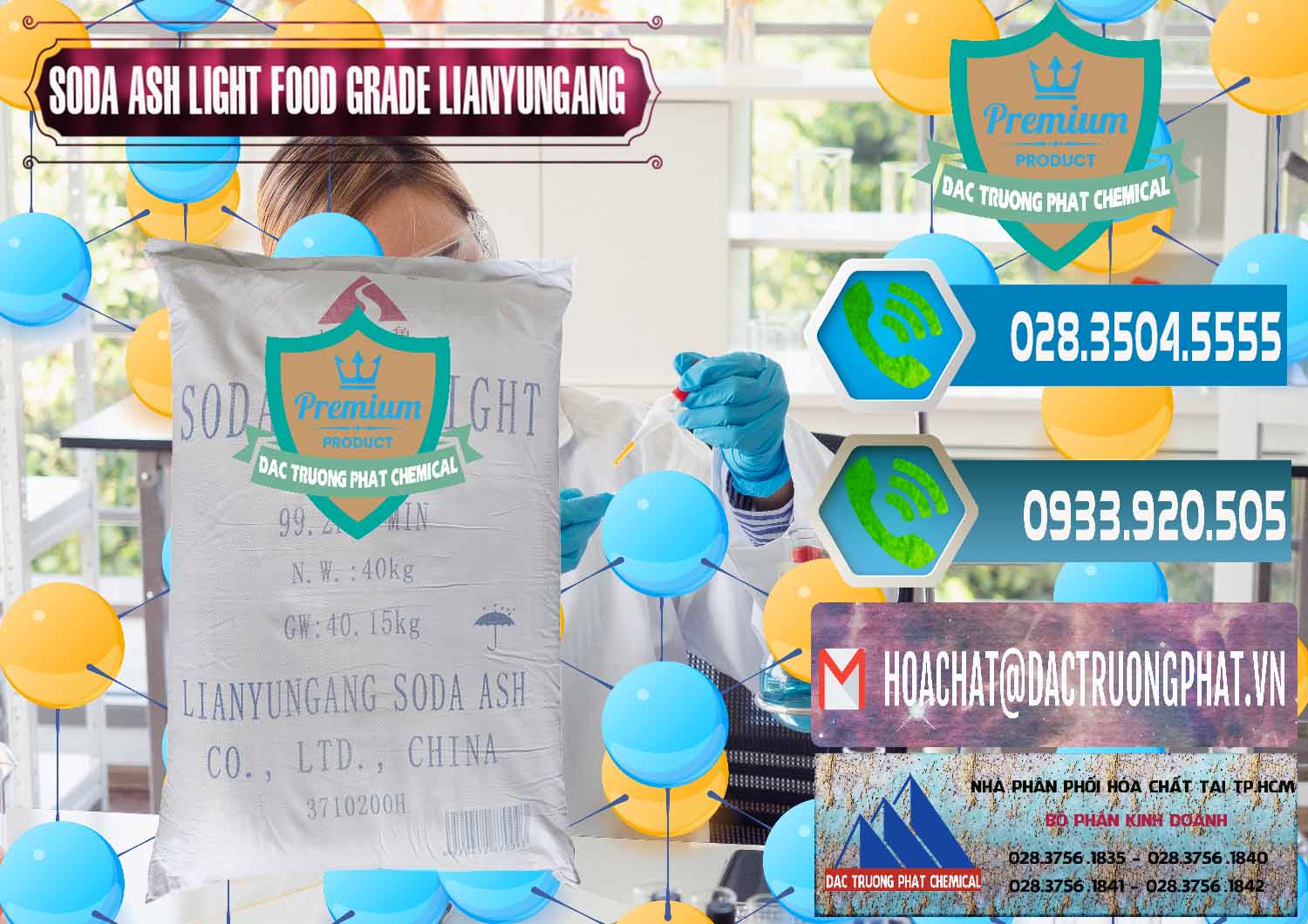 Công ty chuyên nhập khẩu ( bán ) Soda Ash Light - NA2CO3 Food Grade Lianyungang Trung Quốc - 0222 - Nơi nhập khẩu & phân phối hóa chất tại TP.HCM - congtyhoachat.net