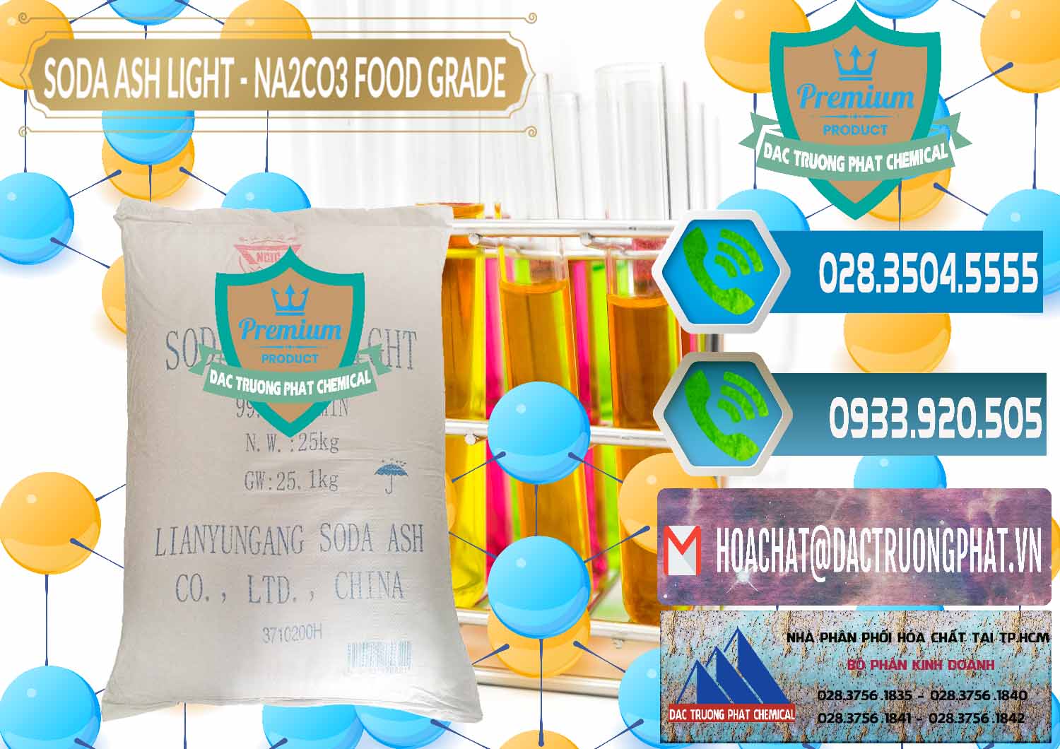 Soda Ash Light – NA2CO3 Food Grade Trung Quốc China Nơi chuyên bán và phân phối Soda Ash Light – NA2CO3 Food Grade Trung Quốc China - 0127 - Đơn vị bán ( cung cấp ) hóa chất tại TP.HCM - congtyhoachat.net
