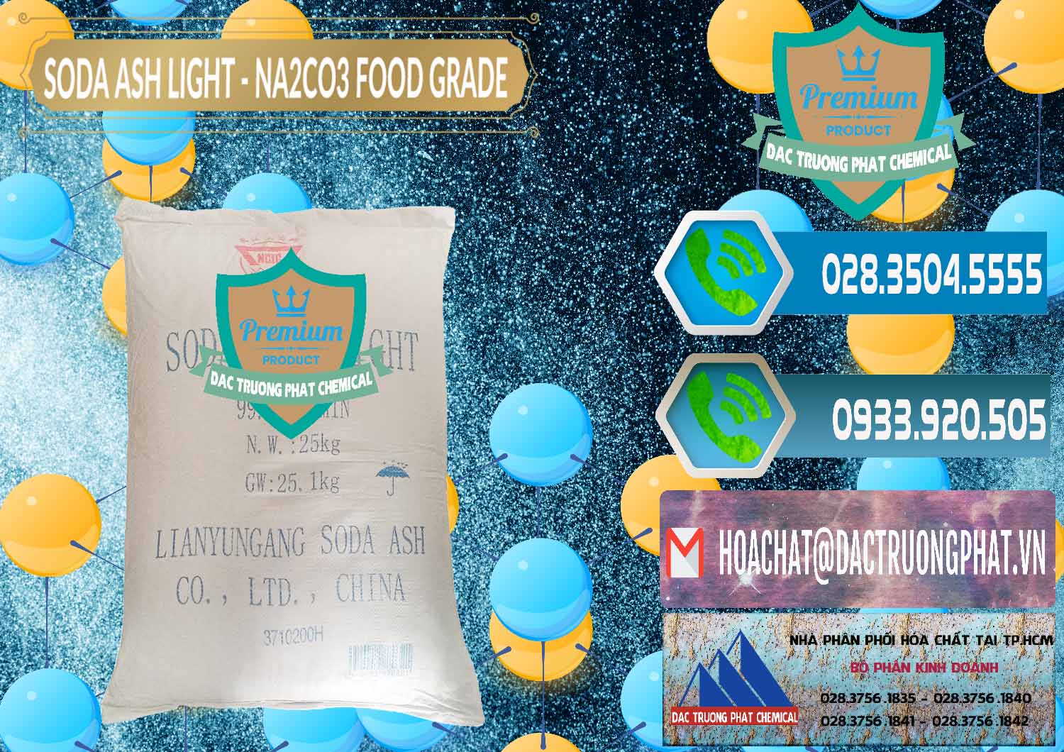 Soda Ash Light – NA2CO3 Food Grade Trung Quốc China Cty bán ( cung ứng ) Soda Ash Light – NA2CO3 Food Grade Trung Quốc China - 0127 - Công ty phân phối & cung ứng hóa chất tại TP.HCM - congtyhoachat.net