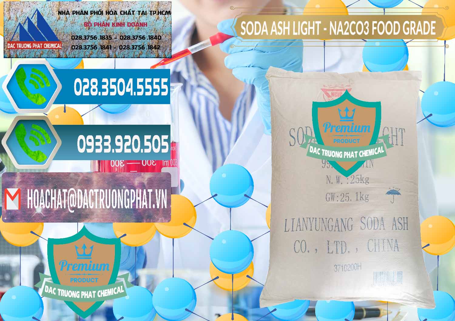 Soda Ash Light – NA2CO3 Food Grade Trung Quốc China Cty chuyên bán & cung ứng Soda Ash Light – NA2CO3 Food Grade Trung Quốc China - 0127 - Phân phối và nhập khẩu hóa chất tại TP.HCM - congtyhoachat.net