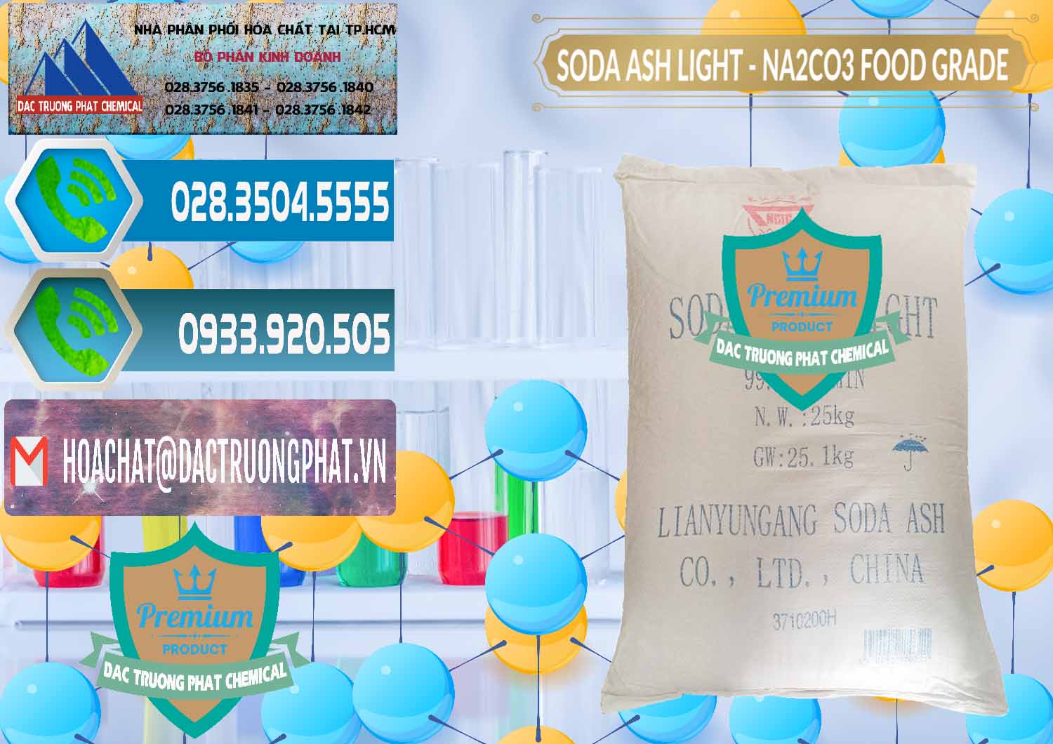 Soda Ash Light – NA2CO3 Food Grade Trung Quốc China Nơi chuyên cung ứng và bán Soda Ash Light – NA2CO3 Food Grade Trung Quốc China - 0127 - Đơn vị kinh doanh - cung cấp hóa chất tại TP.HCM - congtyhoachat.net