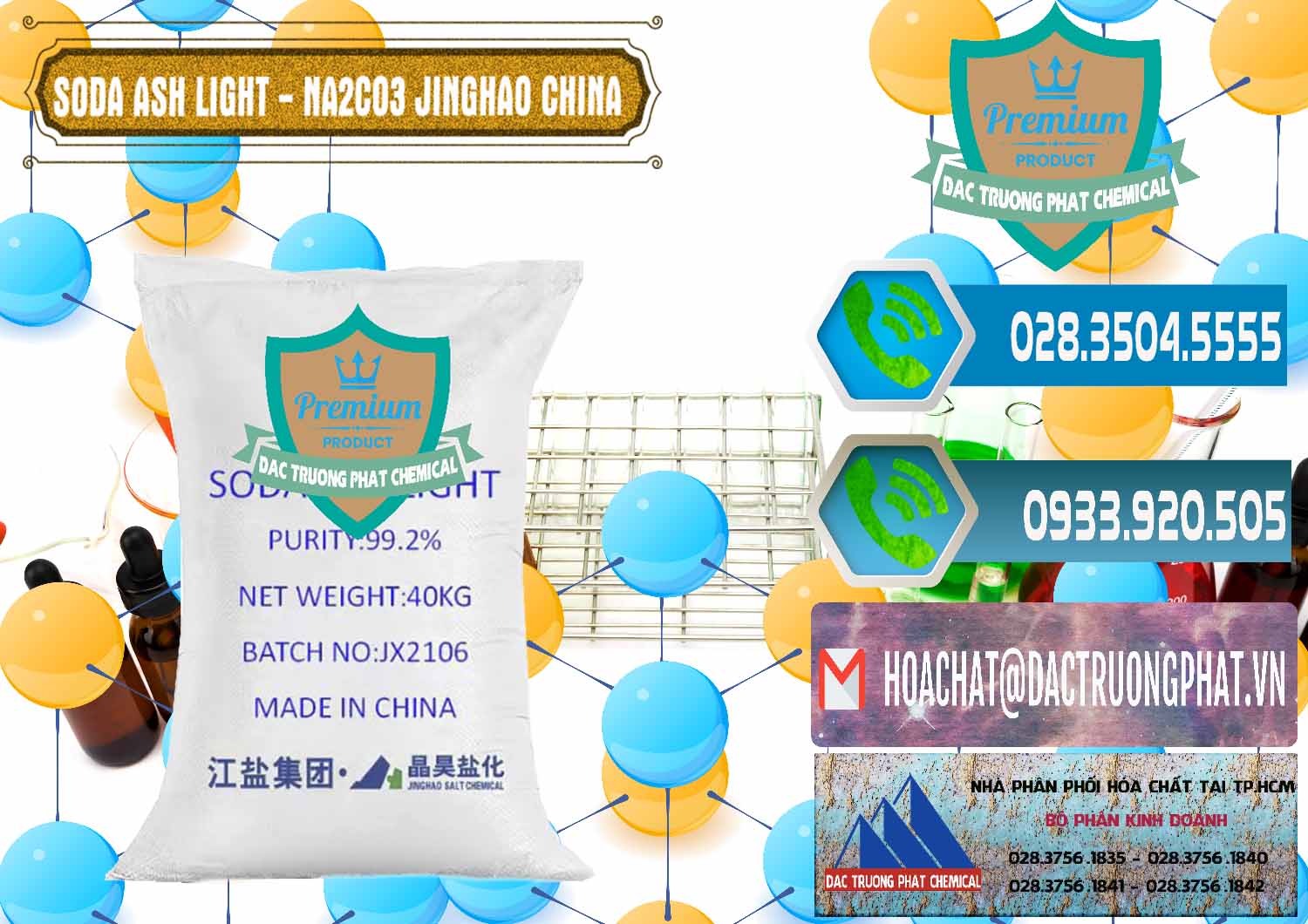 Nơi nhập khẩu ( bán ) Soda Ash Light - NA2CO3 Jinghao Trung Quốc China - 0339 - Cty cung cấp - phân phối hóa chất tại TP.HCM - congtyhoachat.net