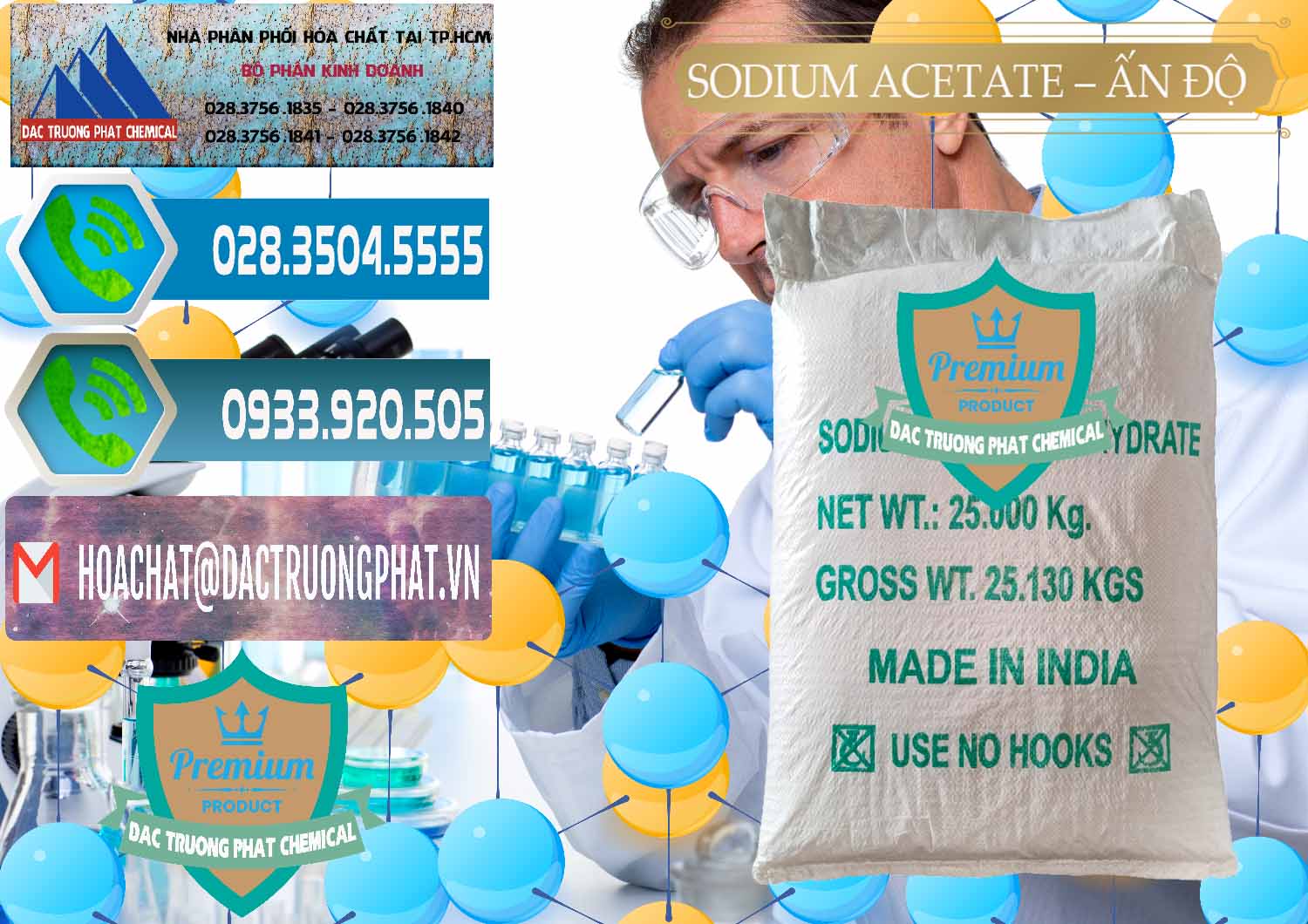 Công ty bán - cung cấp Sodium Acetate - Natri Acetate Ấn Độ India - 0133 - Công ty phân phối và nhập khẩu hóa chất tại TP.HCM - congtyhoachat.net