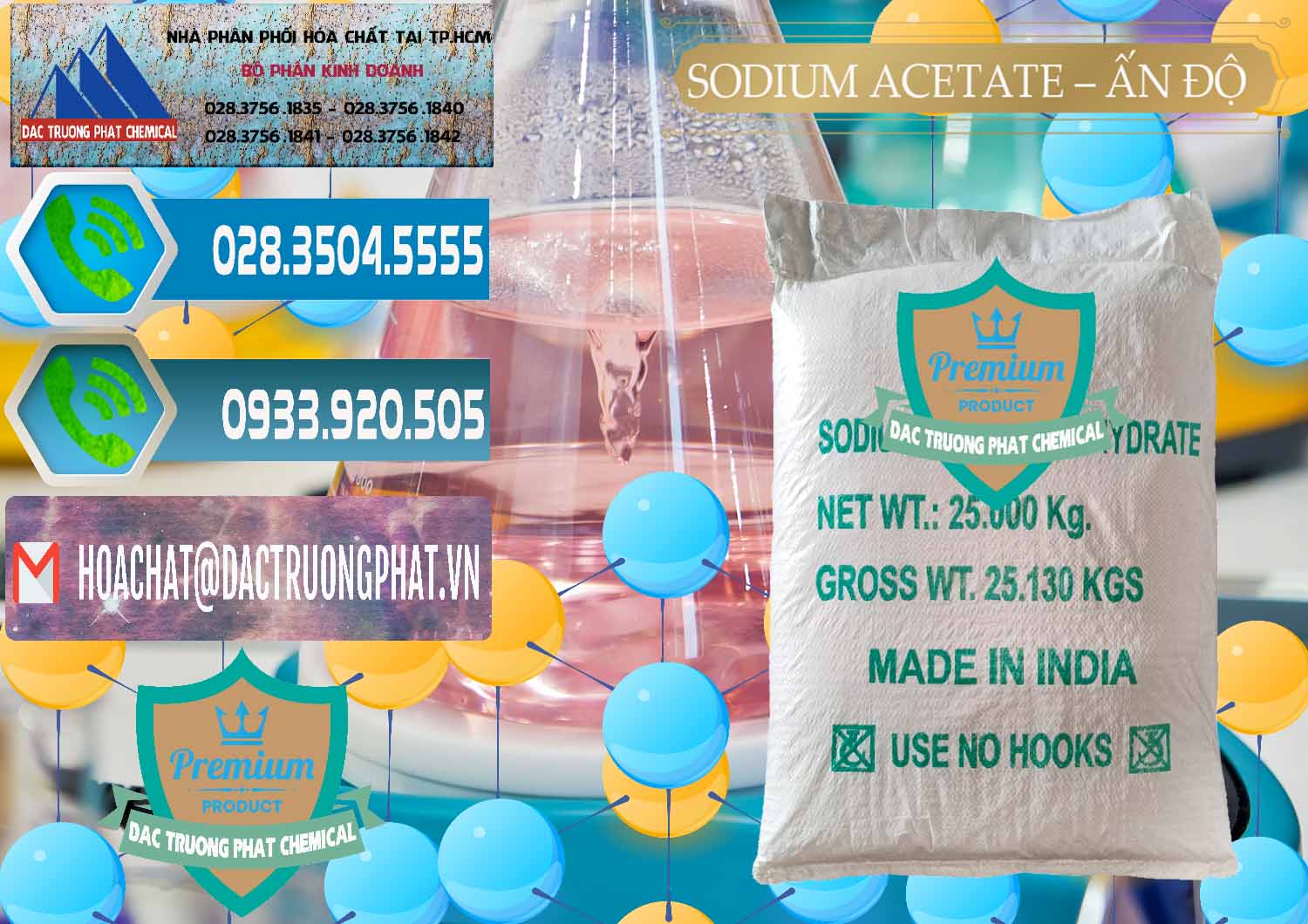Nơi chuyên bán và cung ứng Sodium Acetate - Natri Acetate Ấn Độ India - 0133 - Nhà phân phối _ cung cấp hóa chất tại TP.HCM - congtyhoachat.net