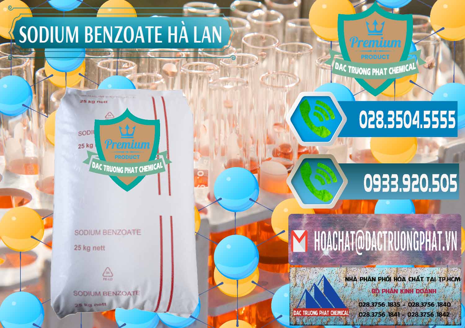 Cty cung cấp ( bán ) Sodium Benzoate - Mốc Bột Chữ Cam Hà Lan Netherlands - 0360 - Đơn vị phân phối _ cung cấp hóa chất tại TP.HCM - congtyhoachat.net