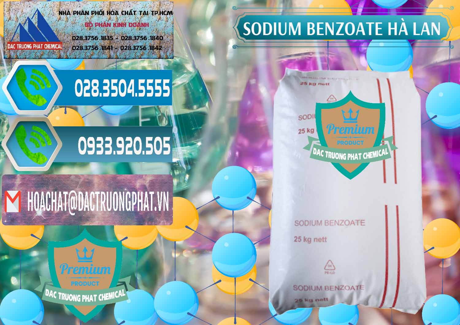Chuyên bán và phân phối Sodium Benzoate - Mốc Bột Chữ Cam Hà Lan Netherlands - 0360 - Chuyên nhập khẩu ( cung cấp ) hóa chất tại TP.HCM - congtyhoachat.net