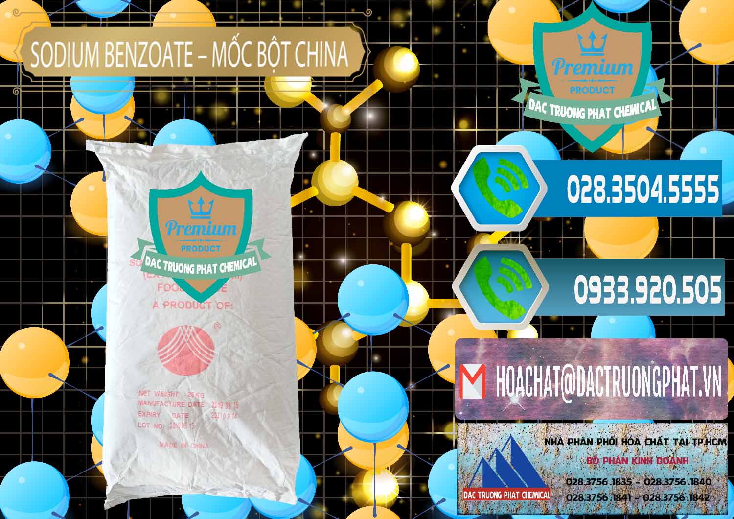 Bán - cung ứng Sodium Benzoate - Mốc Bột Chữ Cam Food Grade Trung Quốc China - 0135 - Công ty chuyên bán _ cung cấp hóa chất tại TP.HCM - congtyhoachat.net