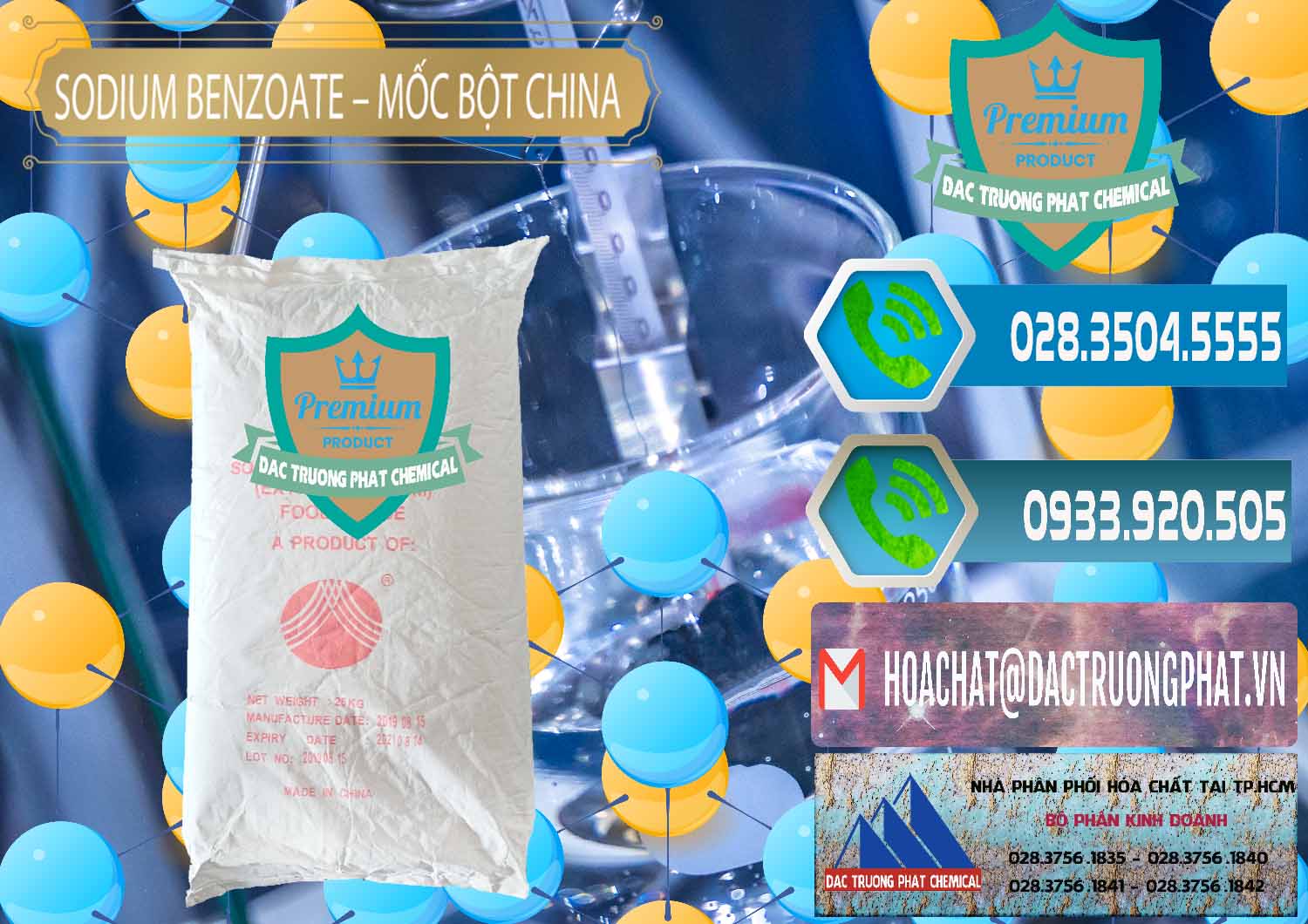 Nơi bán & cung ứng Sodium Benzoate - Mốc Bột Chữ Cam Food Grade Trung Quốc China - 0135 - Cty chuyên cung cấp và kinh doanh hóa chất tại TP.HCM - congtyhoachat.net