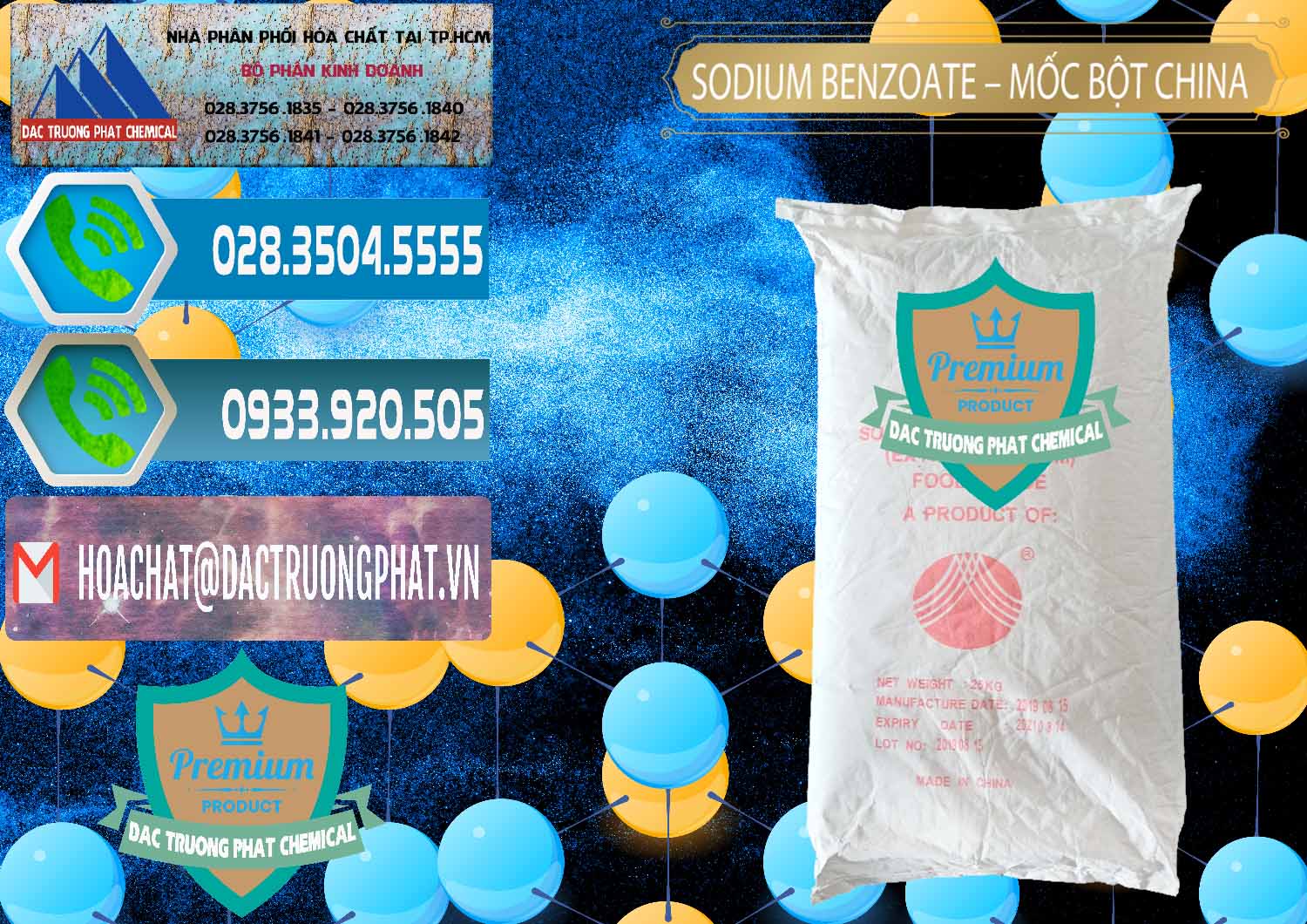 Đơn vị chuyên bán & cung ứng Sodium Benzoate - Mốc Bột Chữ Cam Food Grade Trung Quốc China - 0135 - Công ty chuyên phân phối và cung ứng hóa chất tại TP.HCM - congtyhoachat.net