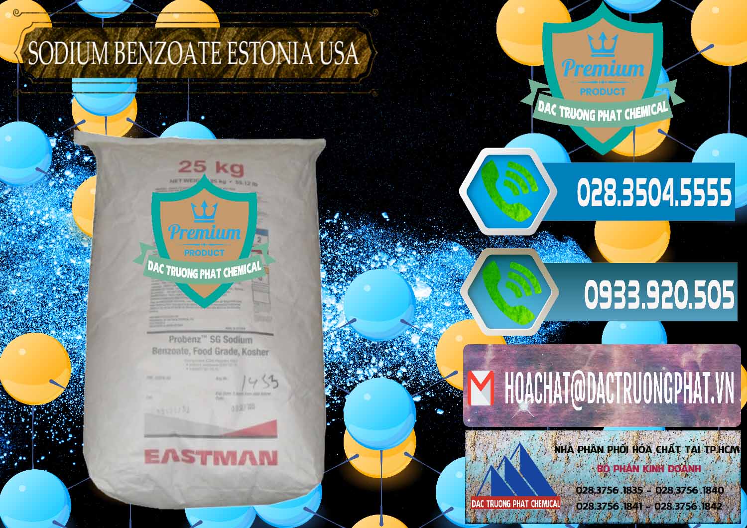 Đơn vị nhập khẩu và bán Sodium Benzoate - Mốc Bột Estonia Mỹ USA - 0468 - Công ty phân phối & cung cấp hóa chất tại TP.HCM - congtyhoachat.net
