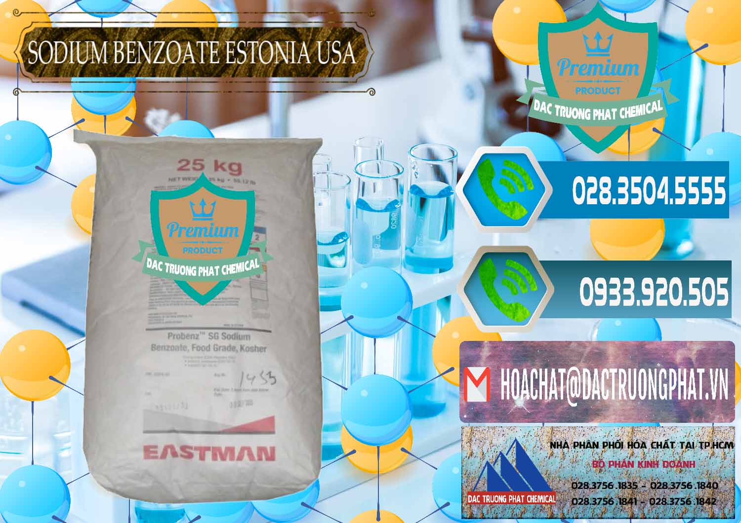 Đơn vị chuyên cung cấp ( bán ) Sodium Benzoate - Mốc Bột Estonia Mỹ USA - 0468 - Nơi nhập khẩu _ cung cấp hóa chất tại TP.HCM - congtyhoachat.net