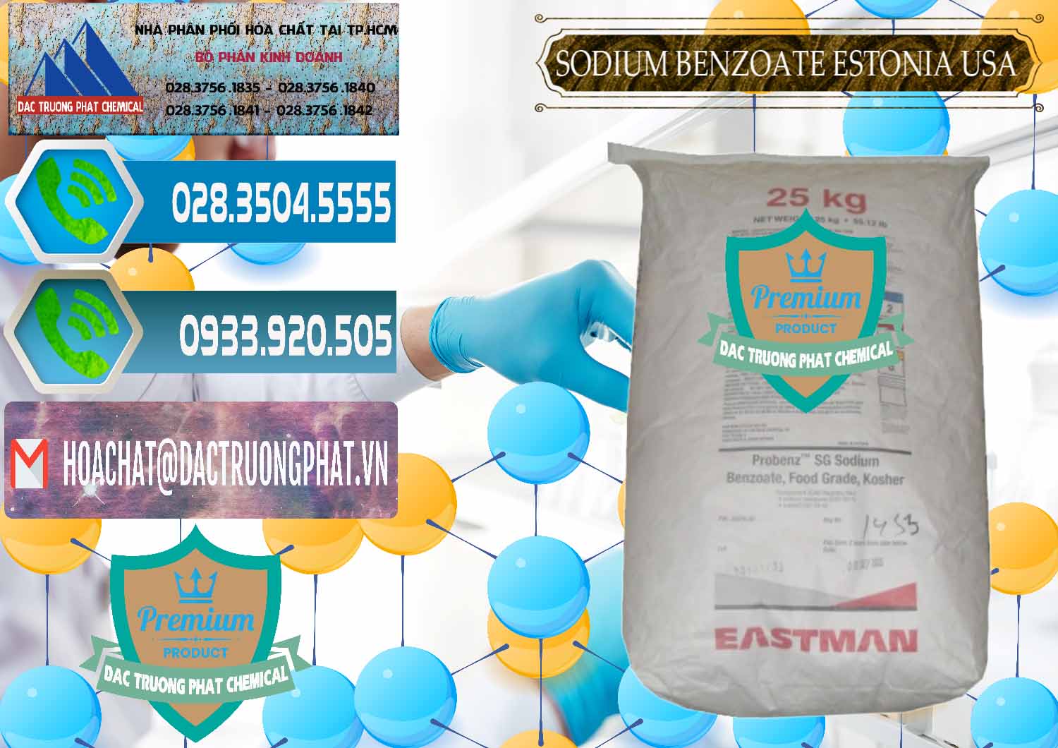 Cty cung ứng & bán Sodium Benzoate - Mốc Bột Estonia Mỹ USA - 0468 - Phân phối và kinh doanh hóa chất tại TP.HCM - congtyhoachat.net