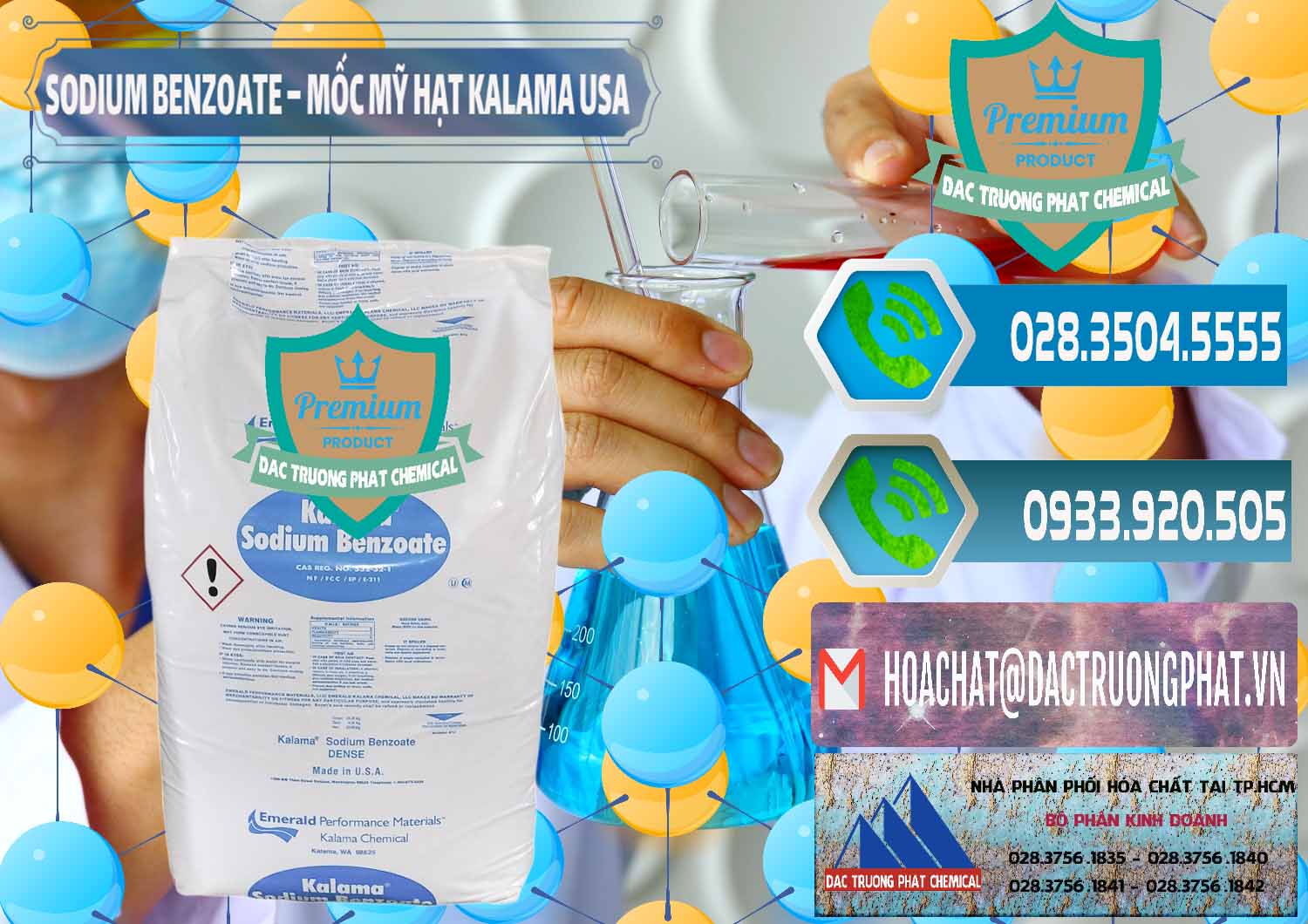 Chuyên bán - cung cấp Sodium Benzoate - Mốc Hạt Kalama Food Grade Mỹ Usa - 0137 - Nơi chuyên cung cấp - kinh doanh hóa chất tại TP.HCM - congtyhoachat.net