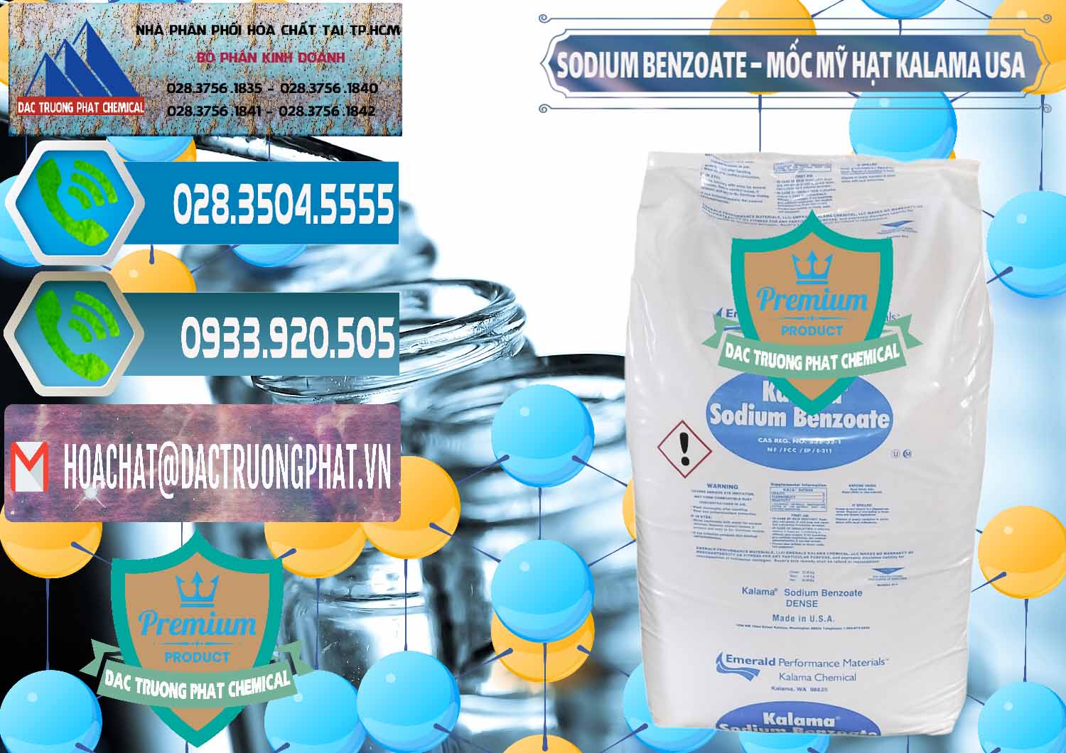 Nhà phân phối & bán Sodium Benzoate - Mốc Hạt Kalama Food Grade Mỹ Usa - 0137 - Cty cung cấp và kinh doanh hóa chất tại TP.HCM - congtyhoachat.net