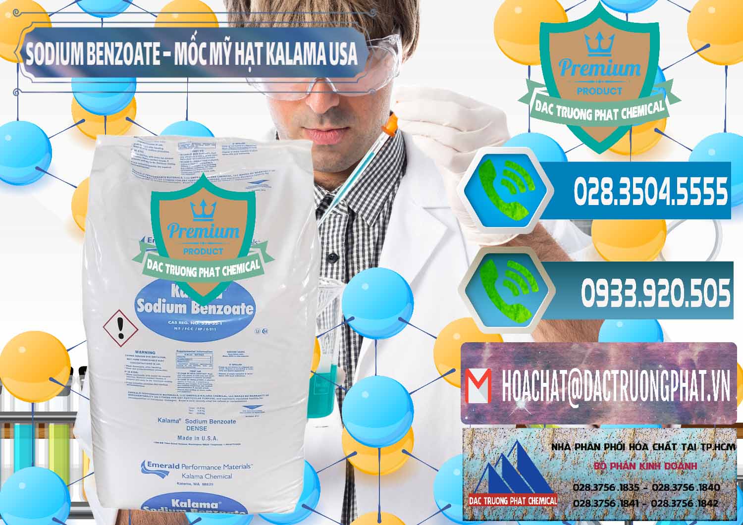 Sodium Benzoate - Mốc Hạt Kalama Food Grade Mỹ Usa Đơn vị chuyên phân phối ( bán ) Sodium Benzoate - Mốc Hạt Kalama Food Grade Mỹ Usa - 0137 - Đơn vị chuyên bán và phân phối hóa chất tại TP.HCM - congtyhoachat.net