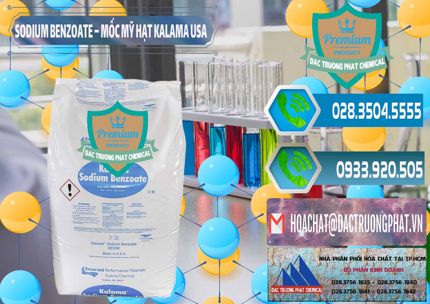 Công ty kinh doanh œ bán Hóa chất Benzoate Sodium Dạng Hạt — Chất bảo quản Natri C6H5COONA Kalama Food Mỹ Đơn vị cung cấp ( bán ) Sodium Benzoate - Mốc Hạt Kalama Food Grade Mỹ Usa - 0137 - Công ty chuyên cung ứng & phân phối hóa chất tại TP.HCM - congtyhoachat.net