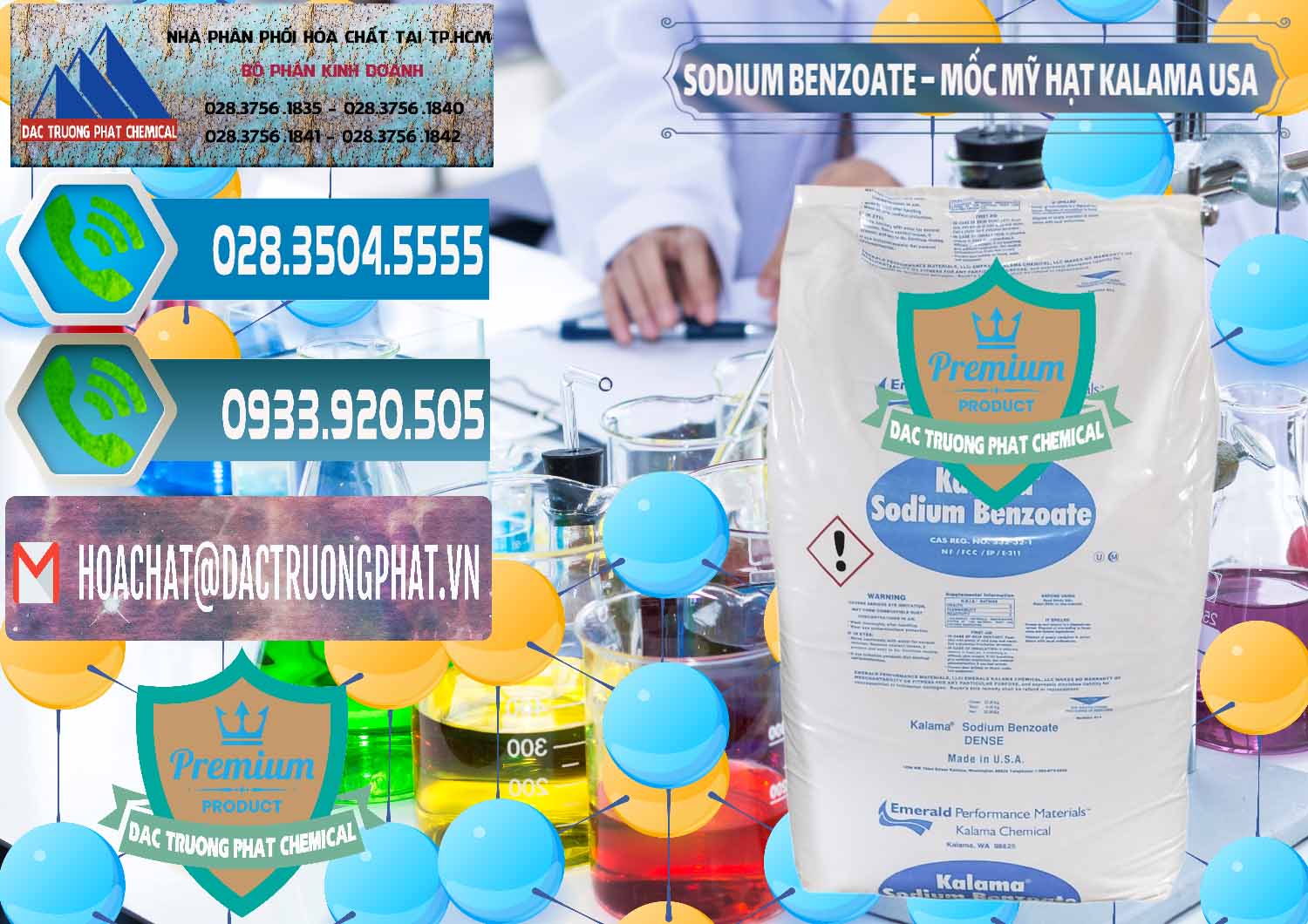 Công ty kinh doanh œ bán Hóa chất Benzoate Sodium Dạng Hạt — Chất bảo quản Natri C6H5COONA Kalama Food Mỹ Nơi bán và cung cấp Sodium Benzoate - Mốc Hạt Kalama Food Grade Mỹ Usa - 0137 - Nơi bán & phân phối hóa chất tại TP.HCM - congtyhoachat.net