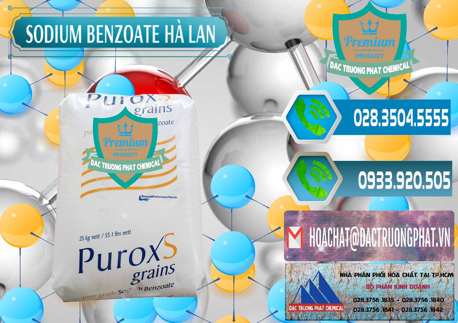 Cty cung cấp và bán Sodium Benzoate - Mốc Bột Puroxs Hà Lan Netherlands - 0467 - Cty chuyên cung cấp và kinh doanh hóa chất tại TP.HCM - congtyhoachat.net