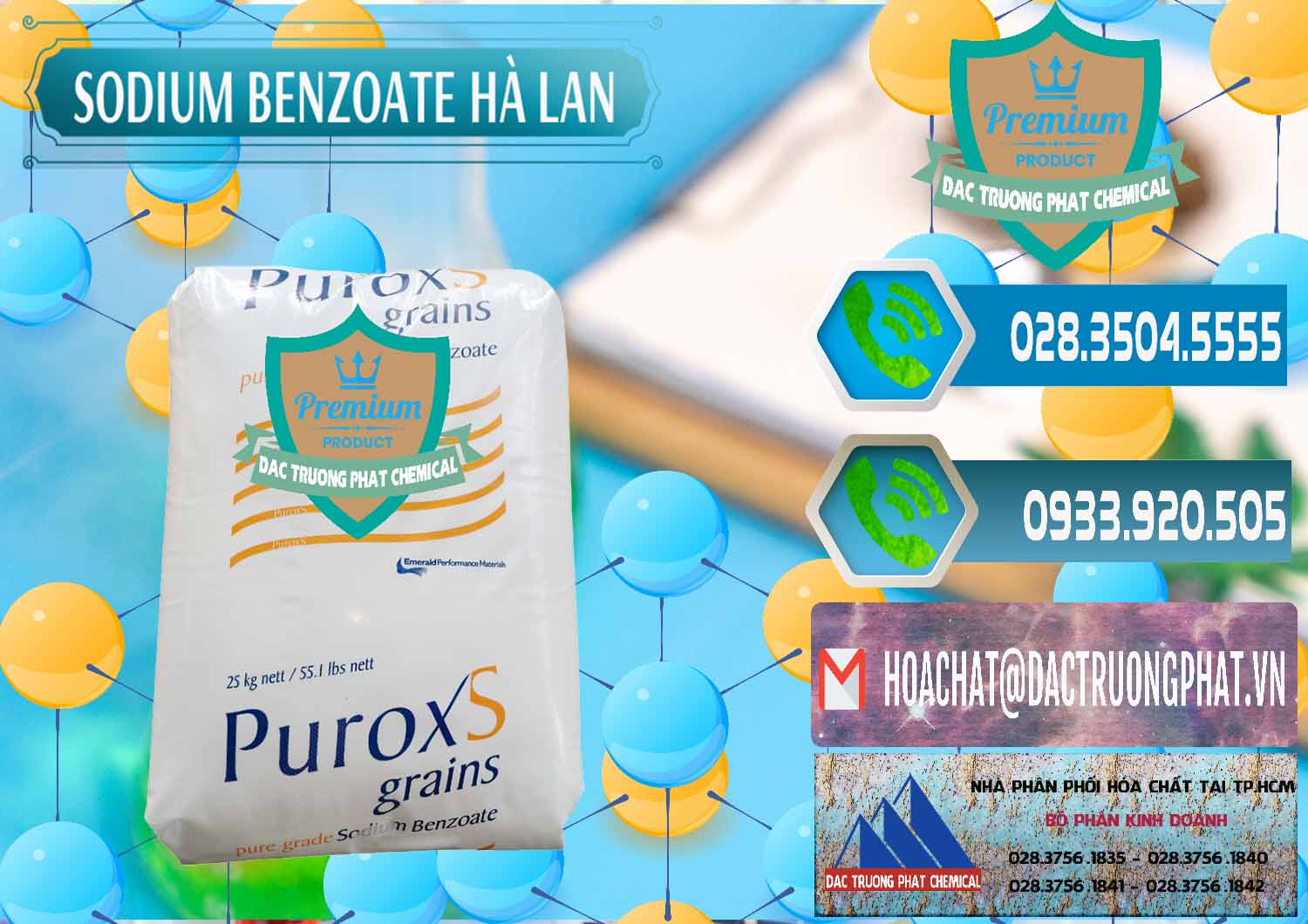 Công ty chuyên cung cấp _ bán Sodium Benzoate - Mốc Bột Puroxs Hà Lan Netherlands - 0467 - Cty nhập khẩu _ cung cấp hóa chất tại TP.HCM - congtyhoachat.net