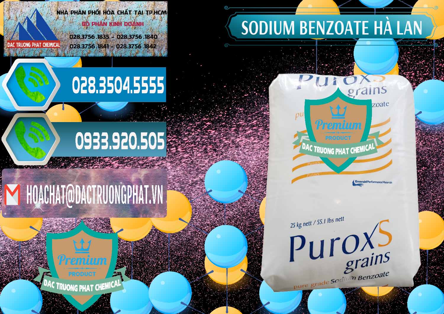 Cty chuyên cung cấp và bán Sodium Benzoate - Mốc Bột Puroxs Hà Lan Netherlands - 0467 - Nơi bán & cung cấp hóa chất tại TP.HCM - congtyhoachat.net