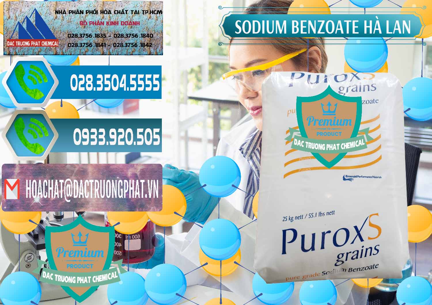 Chuyên cung ứng & bán Sodium Benzoate - Mốc Bột Puroxs Hà Lan Netherlands - 0467 - Cty phân phối ( nhập khẩu ) hóa chất tại TP.HCM - congtyhoachat.net