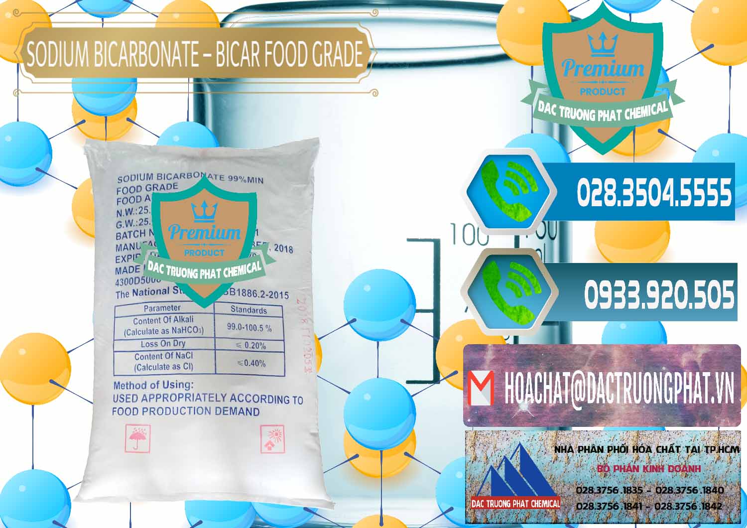 Bán - cung cấp Sodium Bicarbonate – Bicar NaHCO3 Food Grade Trung Quốc China - 0138 - Công ty bán & cung cấp hóa chất tại TP.HCM - congtyhoachat.net