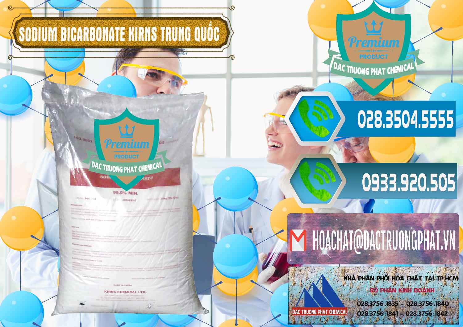 Đơn vị kinh doanh & bán Sodium Bicarbonate – Bicar NaHCO3 Food Grade Kirns Trung Quốc - 0217 - Đơn vị chuyên nhập khẩu - cung cấp hóa chất tại TP.HCM - congtyhoachat.net
