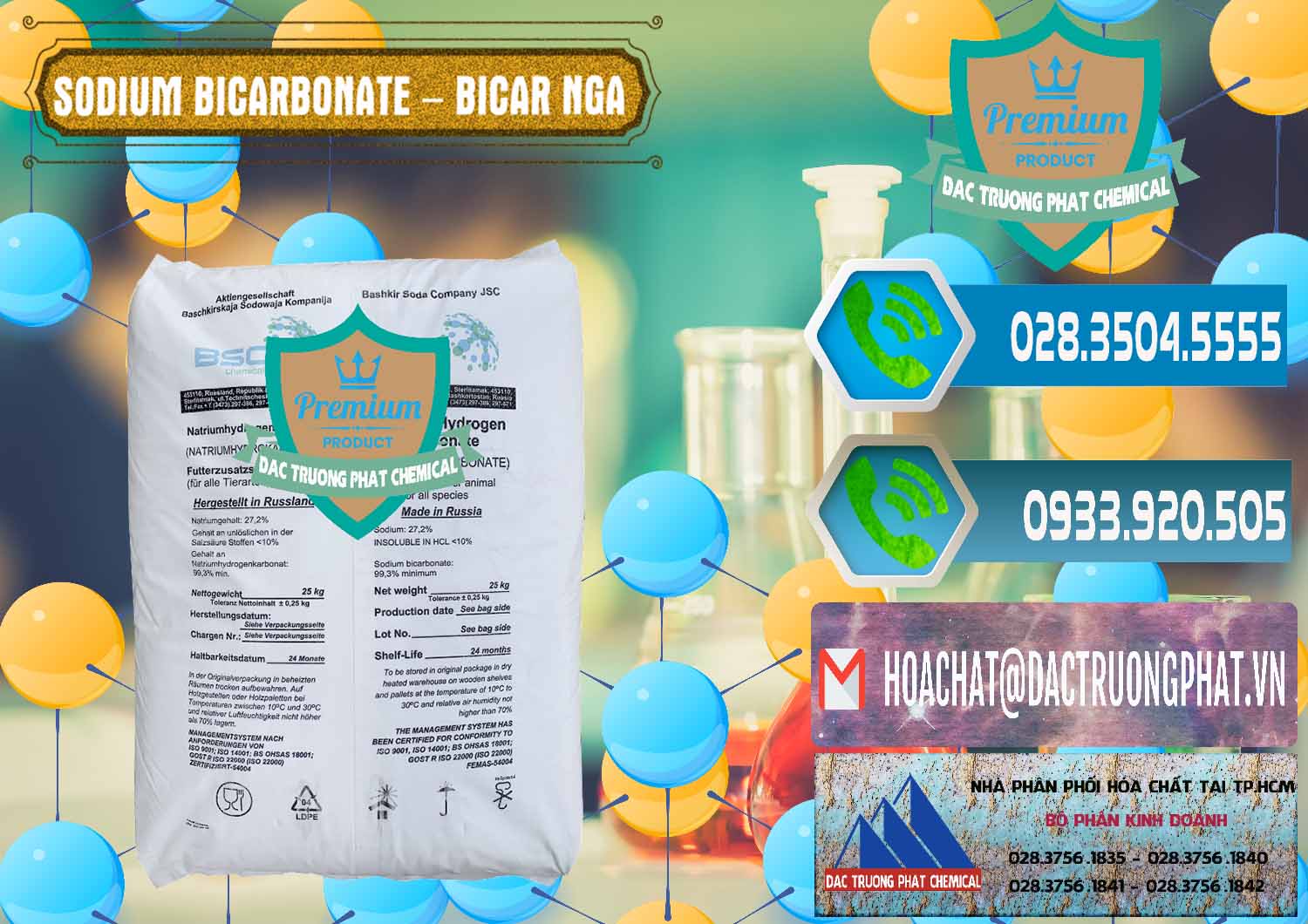 Cty chuyên kinh doanh & bán Sodium Bicarbonate – Bicar NaHCO3 Nga Russia - 0425 - Nơi cung cấp ( kinh doanh ) hóa chất tại TP.HCM - congtyhoachat.net