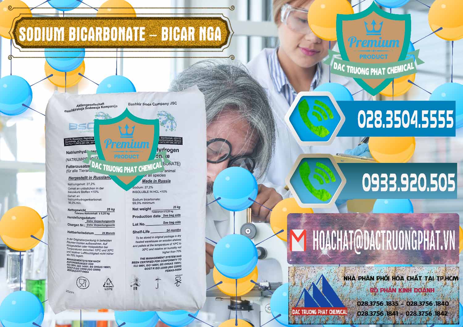 Công ty kinh doanh và bán Sodium Bicarbonate – Bicar NaHCO3 Nga Russia - 0425 - Cty chuyên kinh doanh ( cung cấp ) hóa chất tại TP.HCM - congtyhoachat.net
