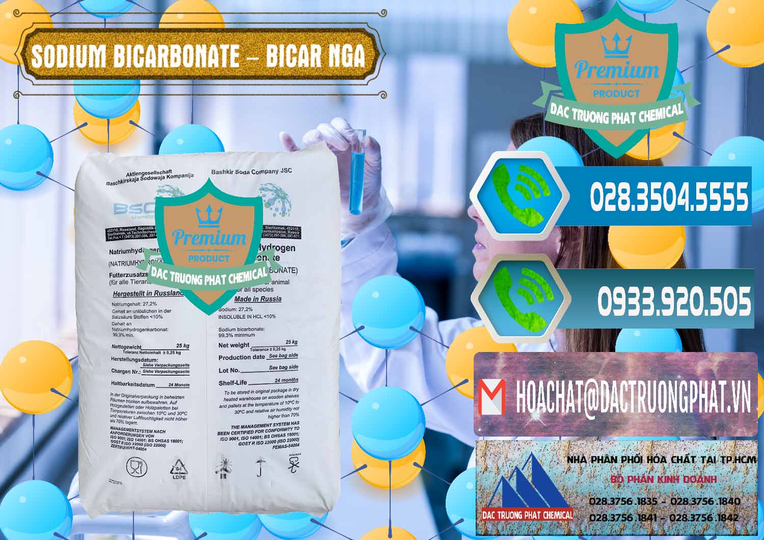 Đơn vị chuyên cung cấp - bán Sodium Bicarbonate – Bicar NaHCO3 Nga Russia - 0425 - Đơn vị bán và cung cấp hóa chất tại TP.HCM - congtyhoachat.net
