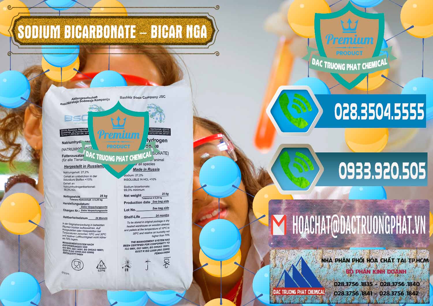 Công ty phân phối - bán Sodium Bicarbonate – Bicar NaHCO3 Nga Russia - 0425 - Phân phối và cung ứng hóa chất tại TP.HCM - congtyhoachat.net