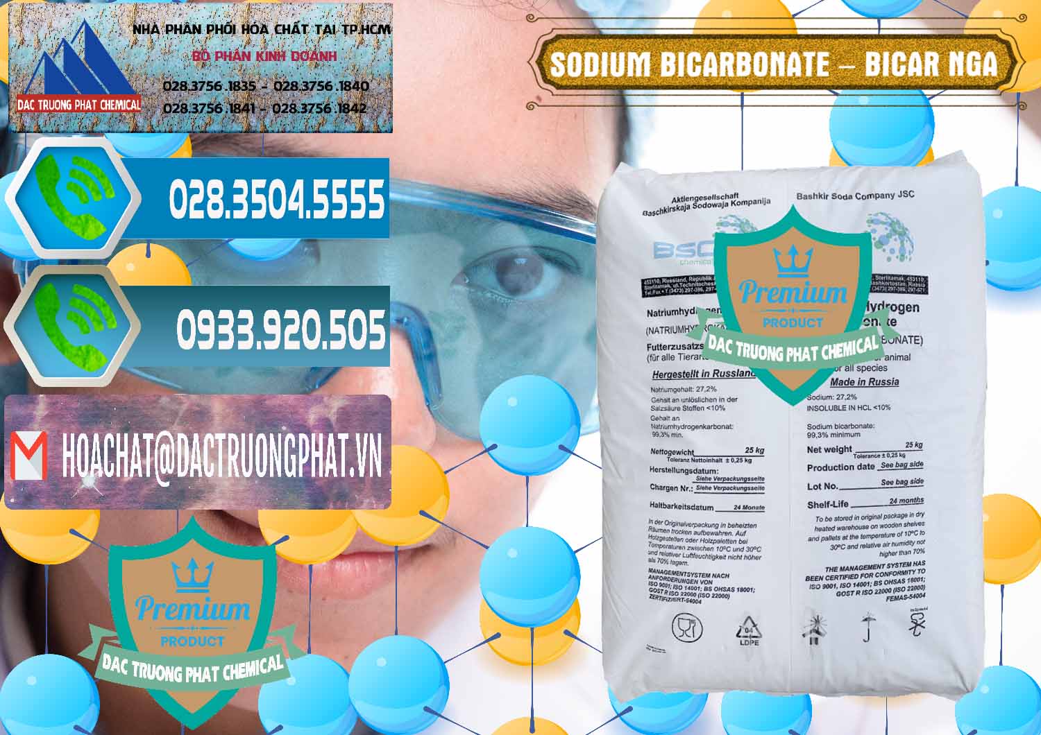 Cty phân phối ( bán ) Sodium Bicarbonate – Bicar NaHCO3 Nga Russia - 0425 - Công ty chuyên kinh doanh ( cung cấp ) hóa chất tại TP.HCM - congtyhoachat.net