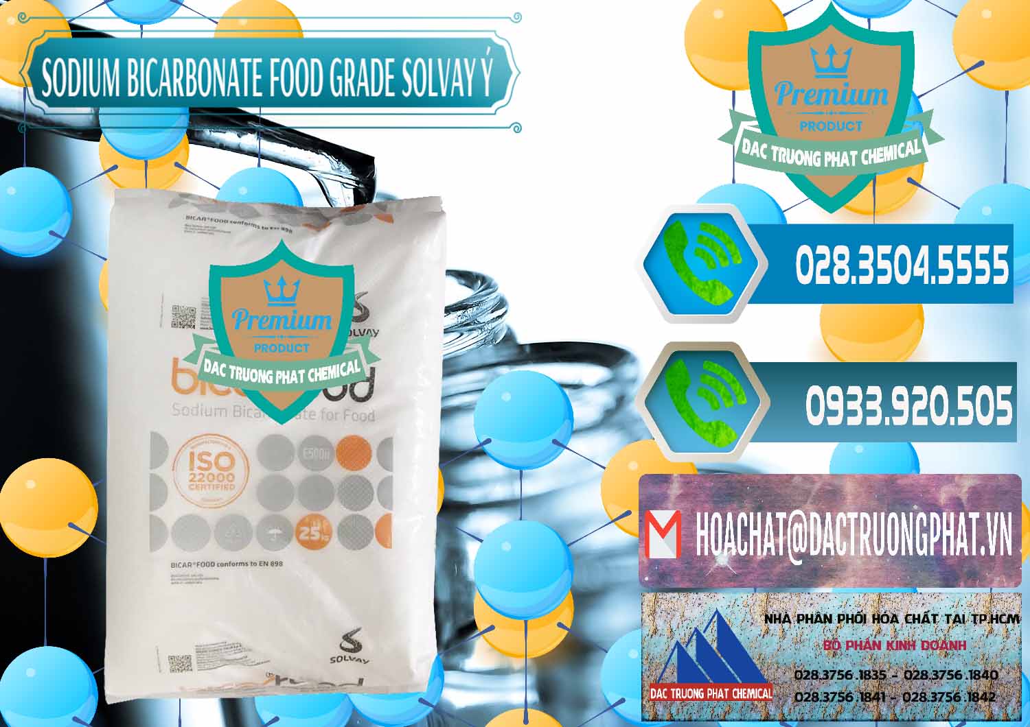 Đơn vị chuyên bán - phân phối Sodium Bicarbonate – Bicar NaHCO3 Food Grade Solvay Ý Italy - 0220 - Nơi chuyên cung ứng & phân phối hóa chất tại TP.HCM - congtyhoachat.net